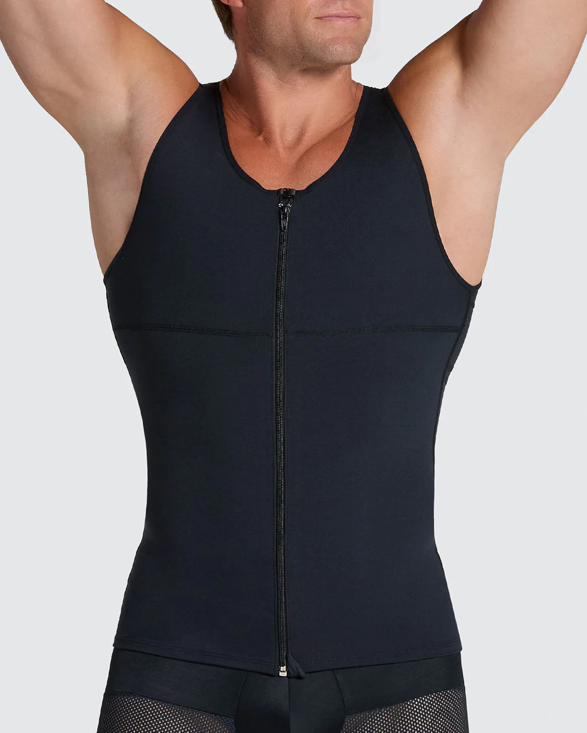 Moderate Shaper Vest with Double-Layered Abs & Back Support - Image 14