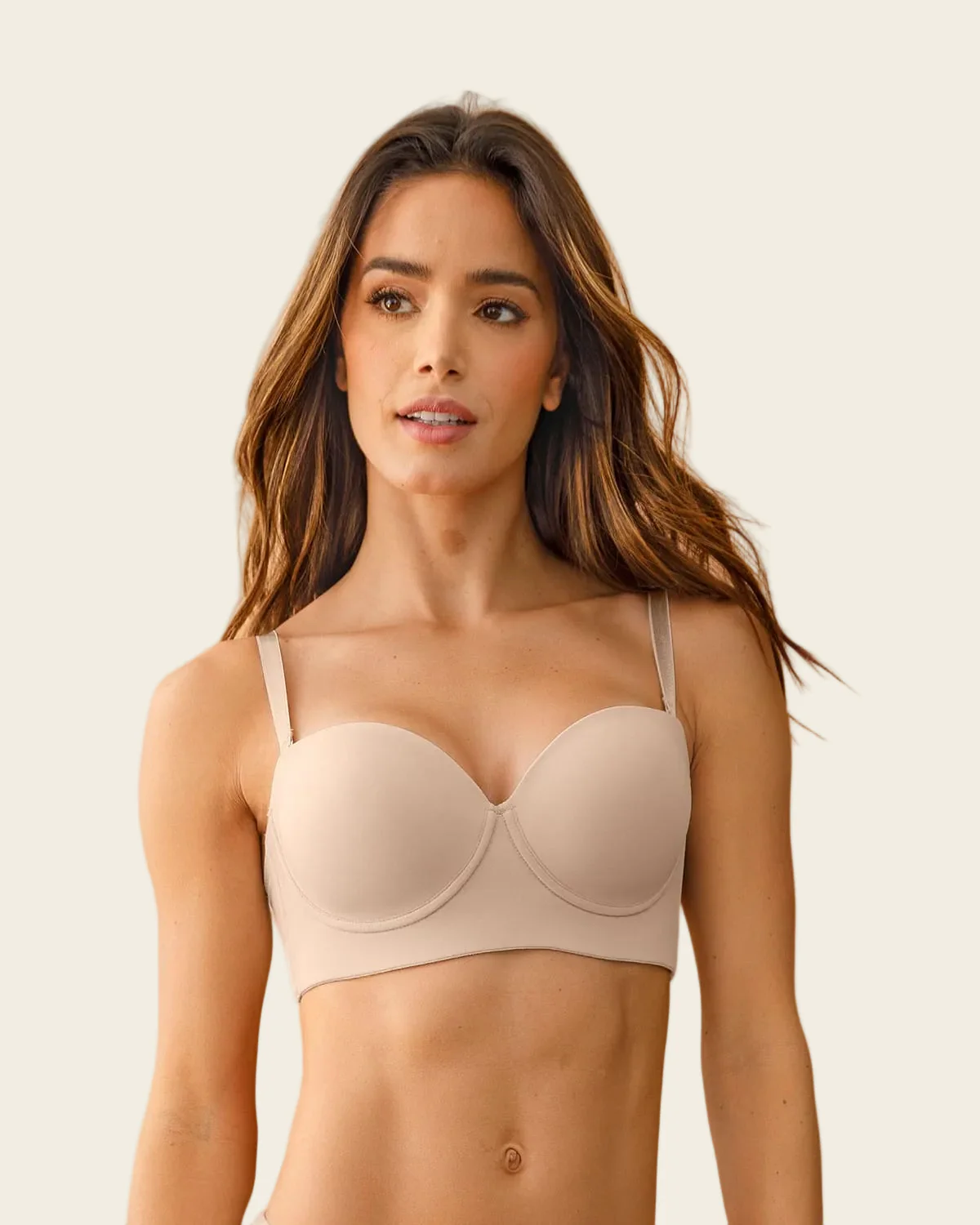 Natural Underwire Push Up Bra - Image 12