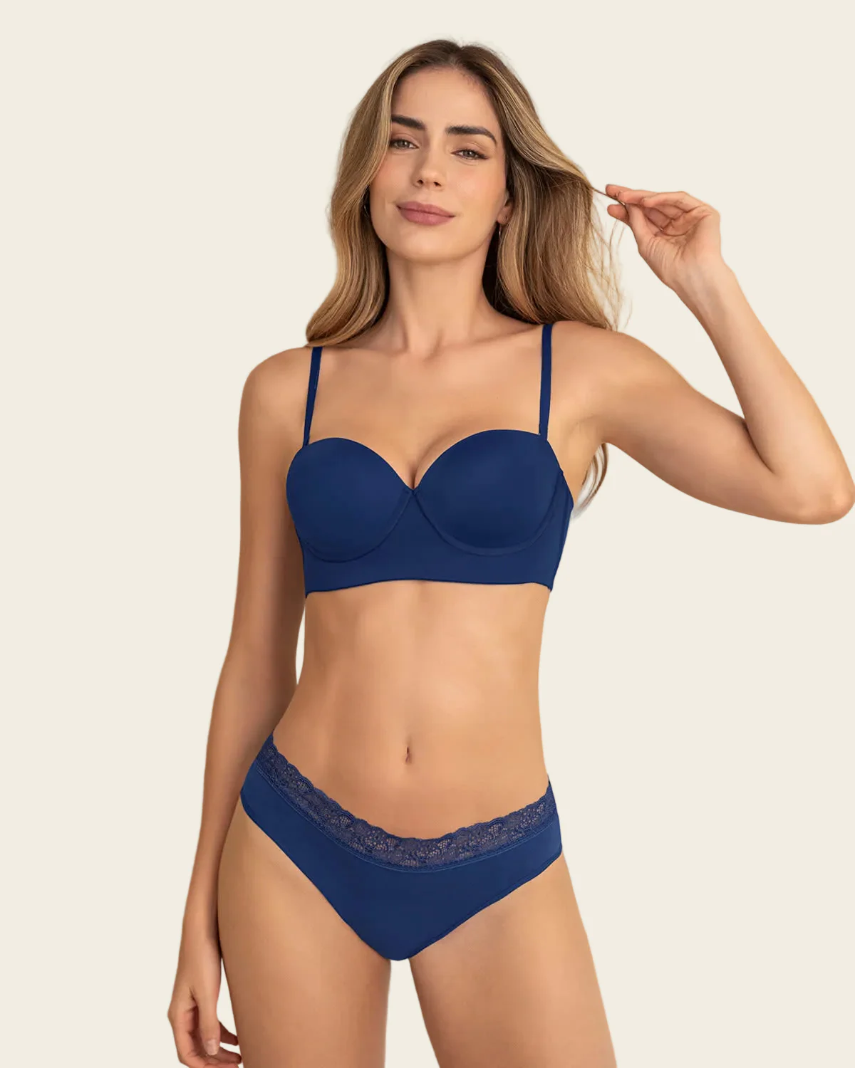 Natural Underwire Push Up Bra - Image 22