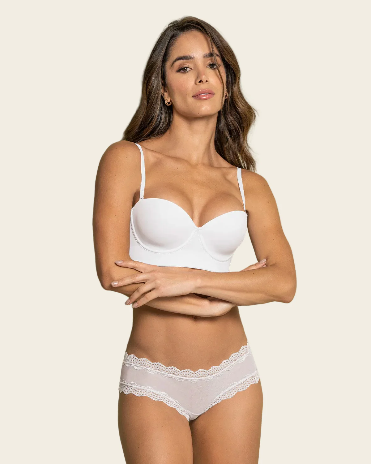 Natural Underwire Push Up Bra - Image 8