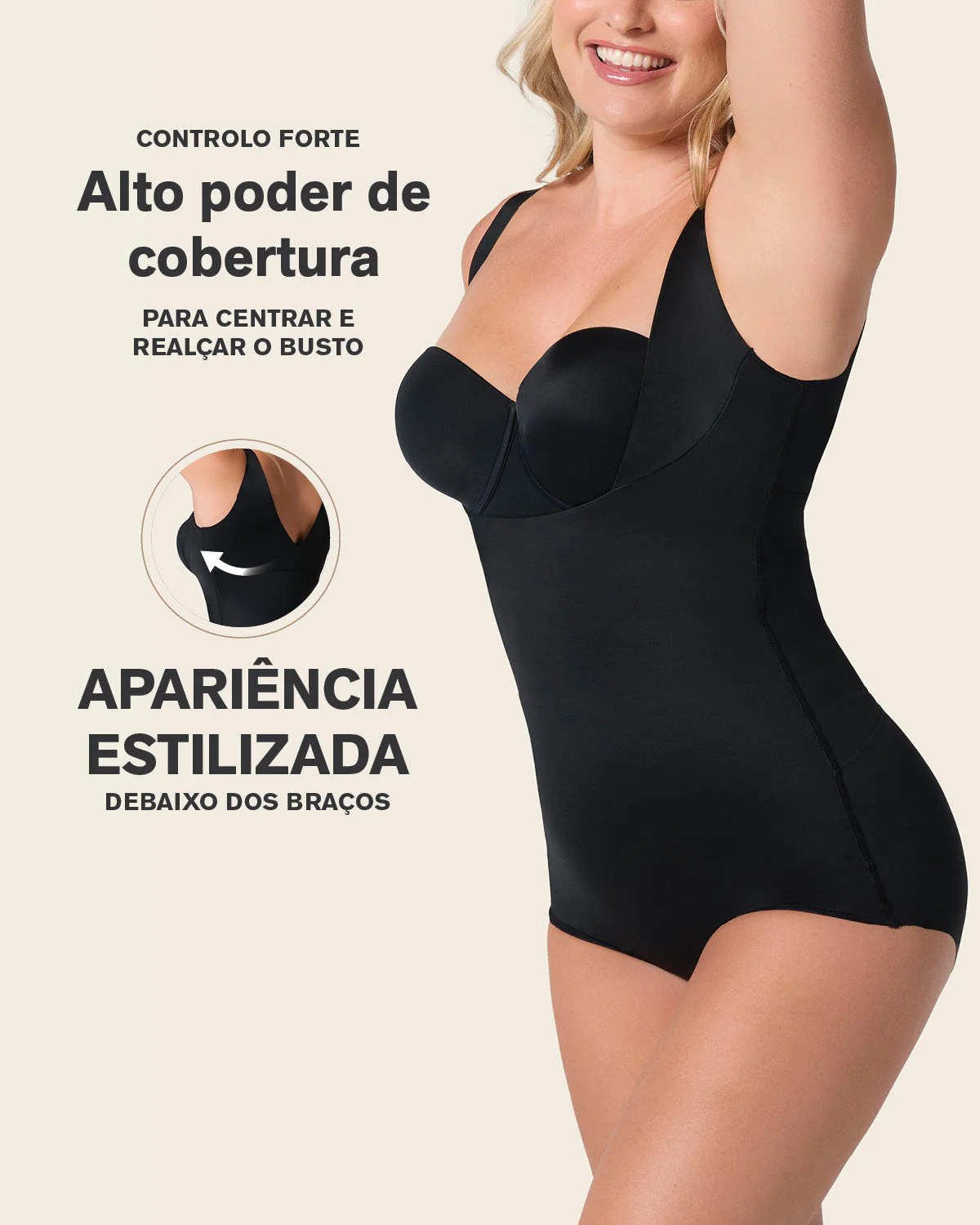 Plunge Back Classic Sculpting Body Shaper - Image 15