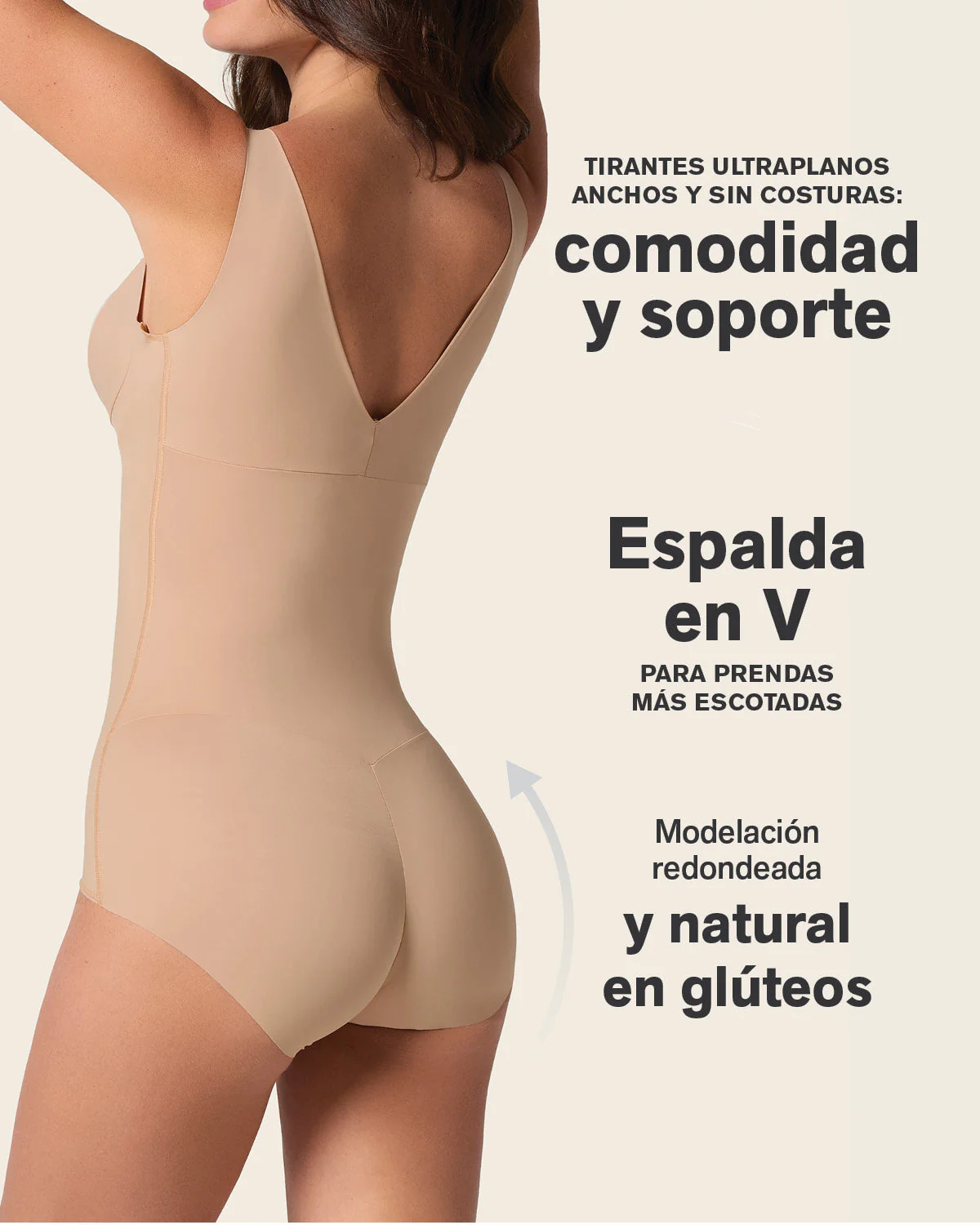 Plunge Back Classic Sculpting Body Shaper - Image 19