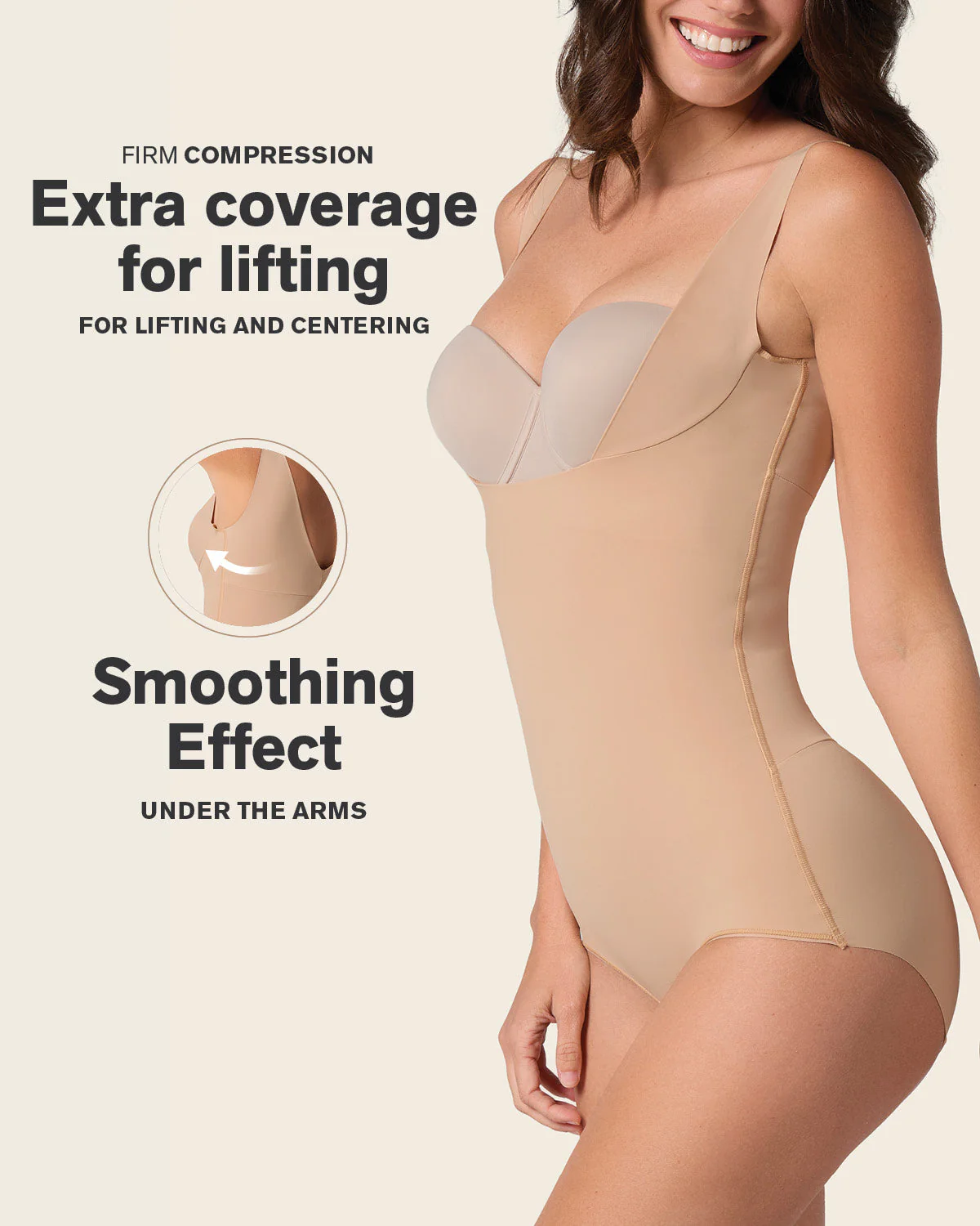 Plunge Back Classic Sculpting Body Shaper - Image 22