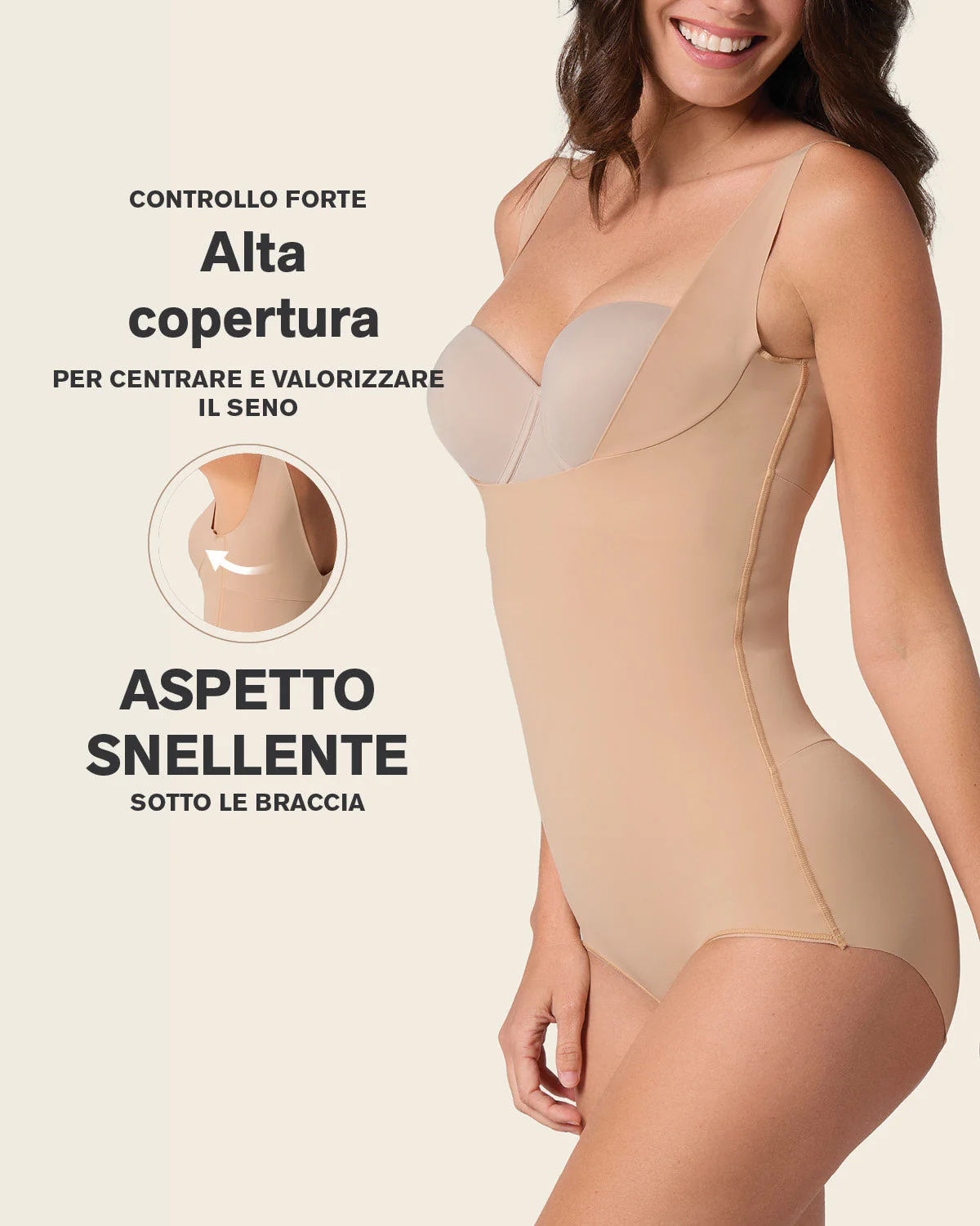 Plunge Back Classic Sculpting Body Shaper - Image 24