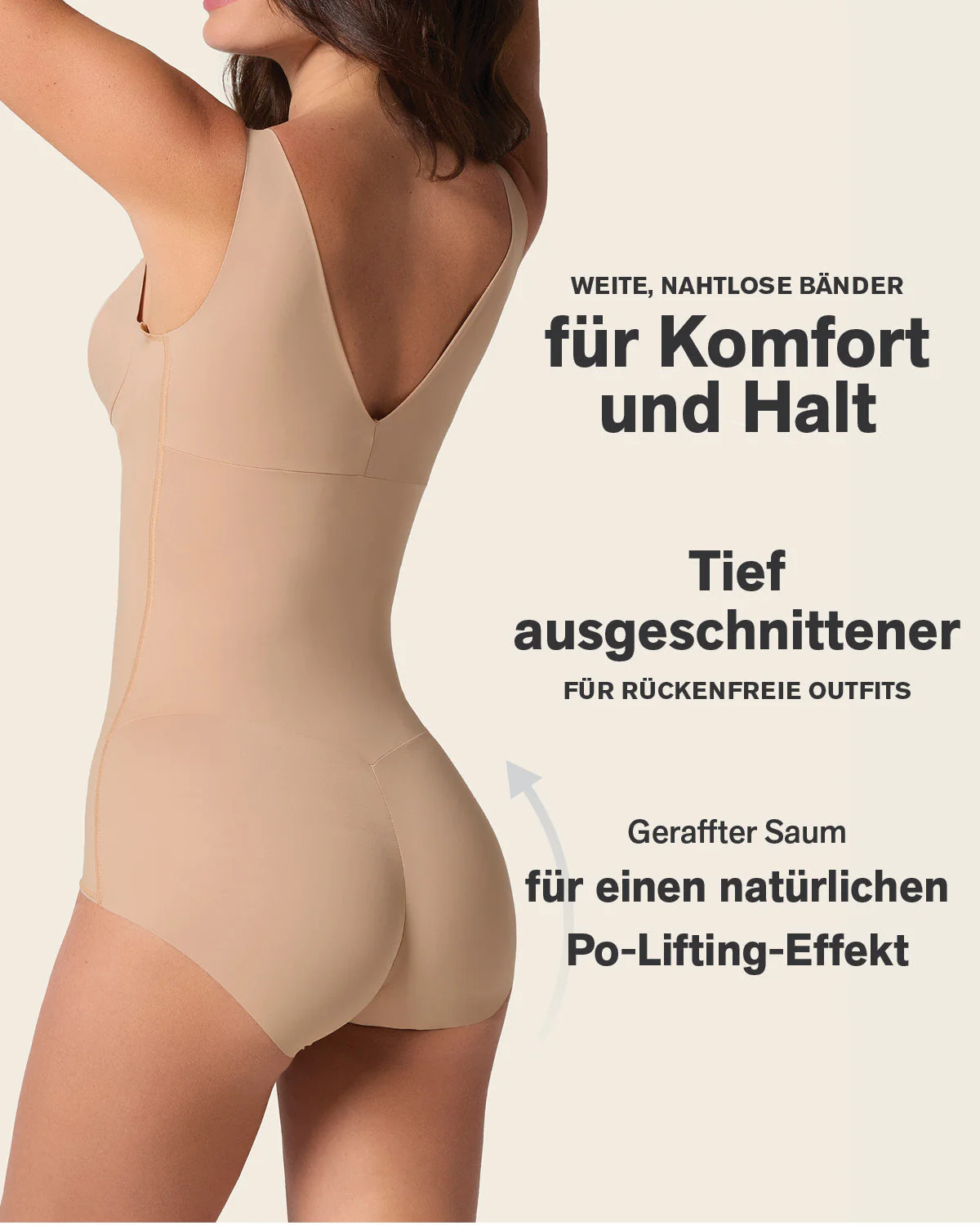 Plunge Back Classic Sculpting Body Shaper - Image 27