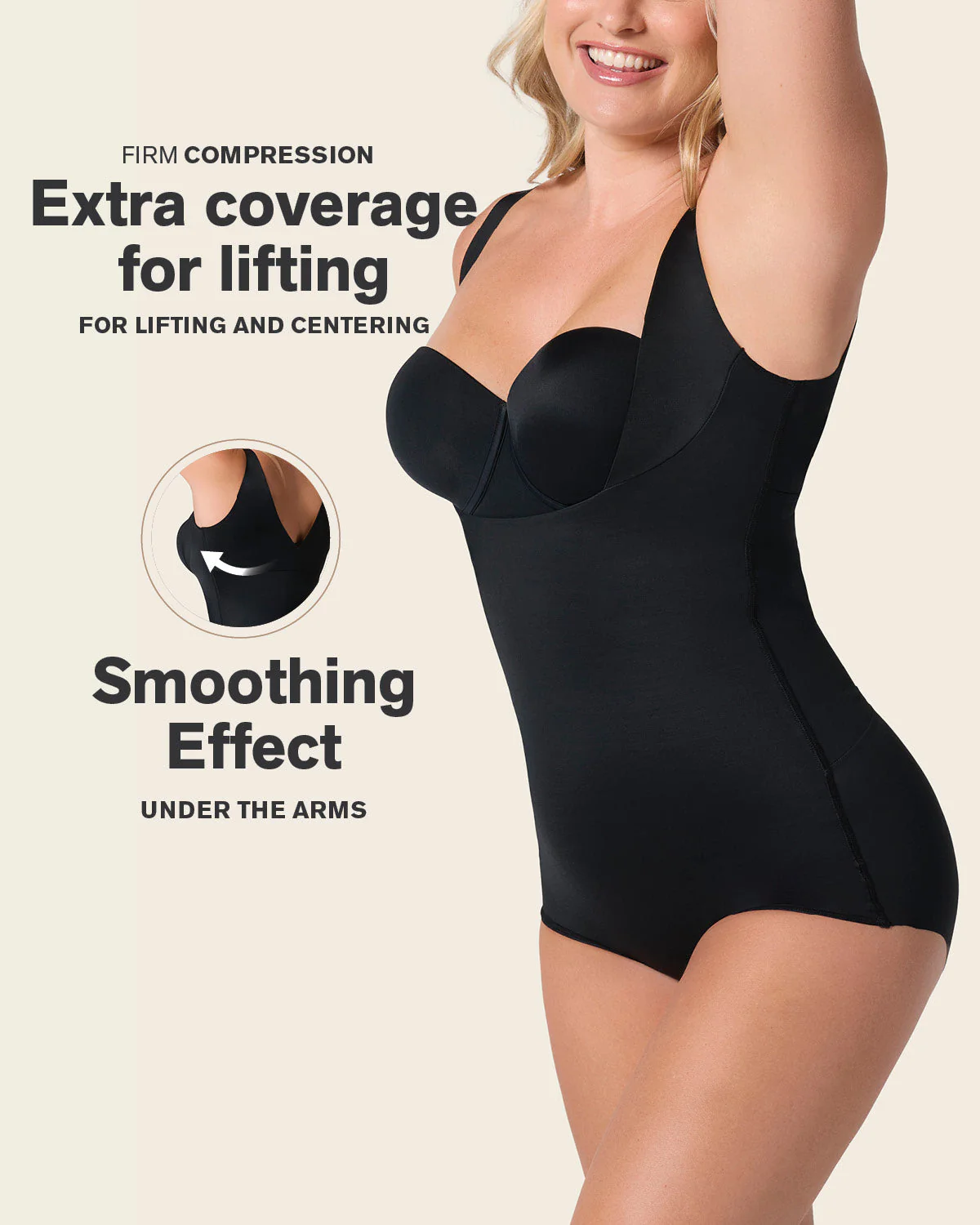 Plunge Back Classic Sculpting Body Shaper - Image 5