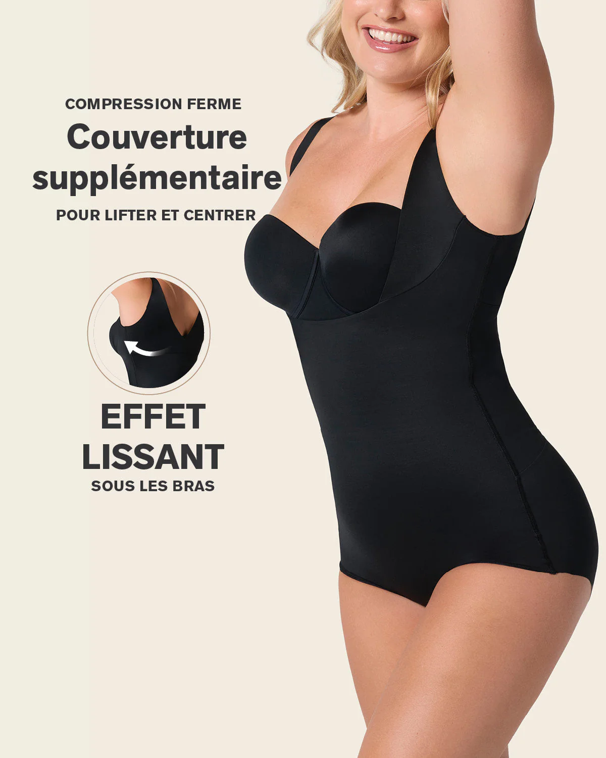 Plunge Back Classic Sculpting Body Shaper - Image 9