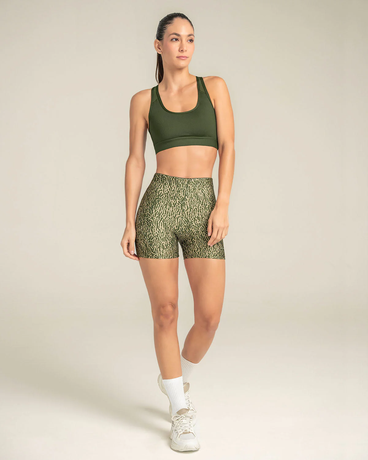 Quick-Dry Racerback Sports Bra - Image 10