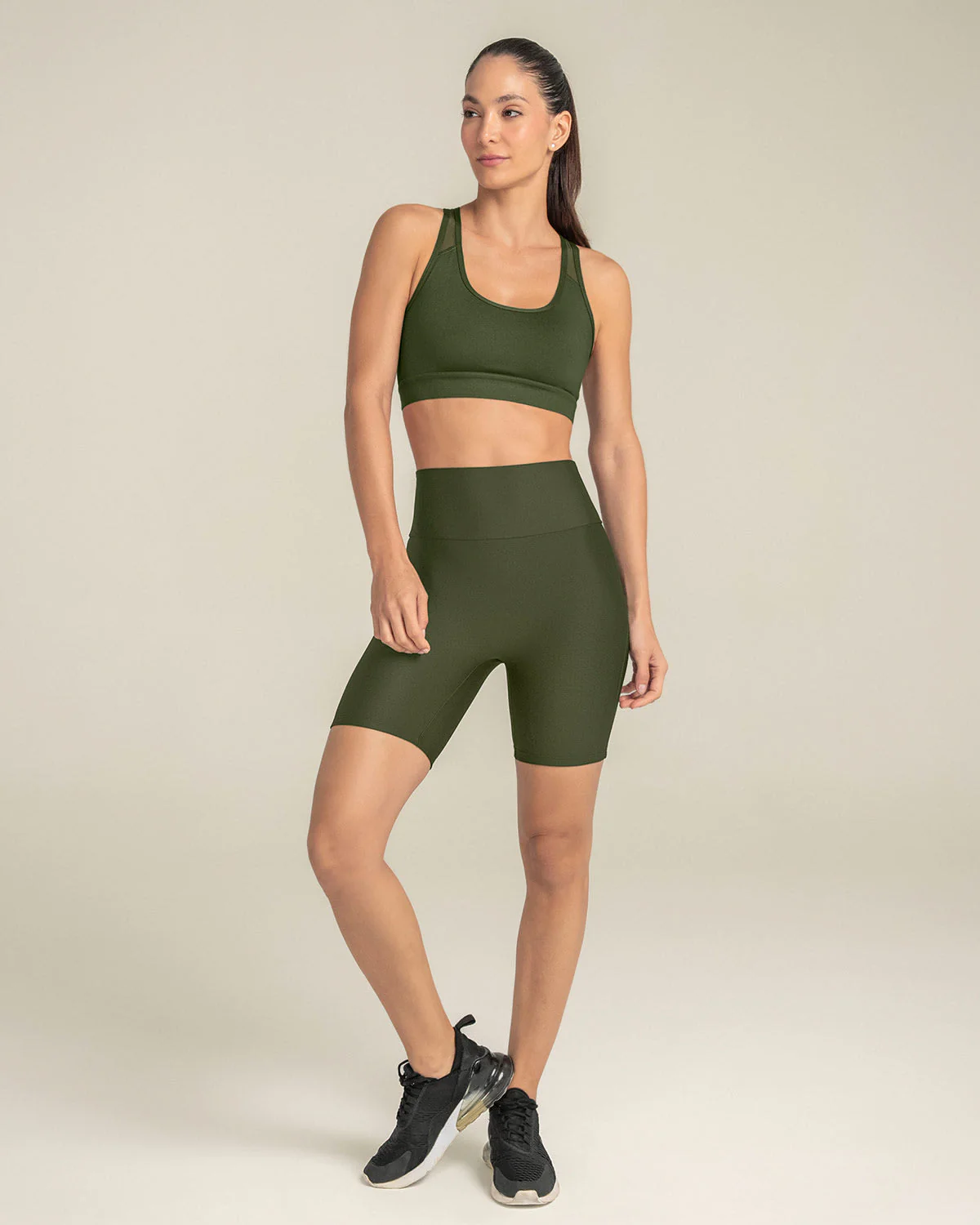 Quick-Dry Racerback Sports Bra - Image 11
