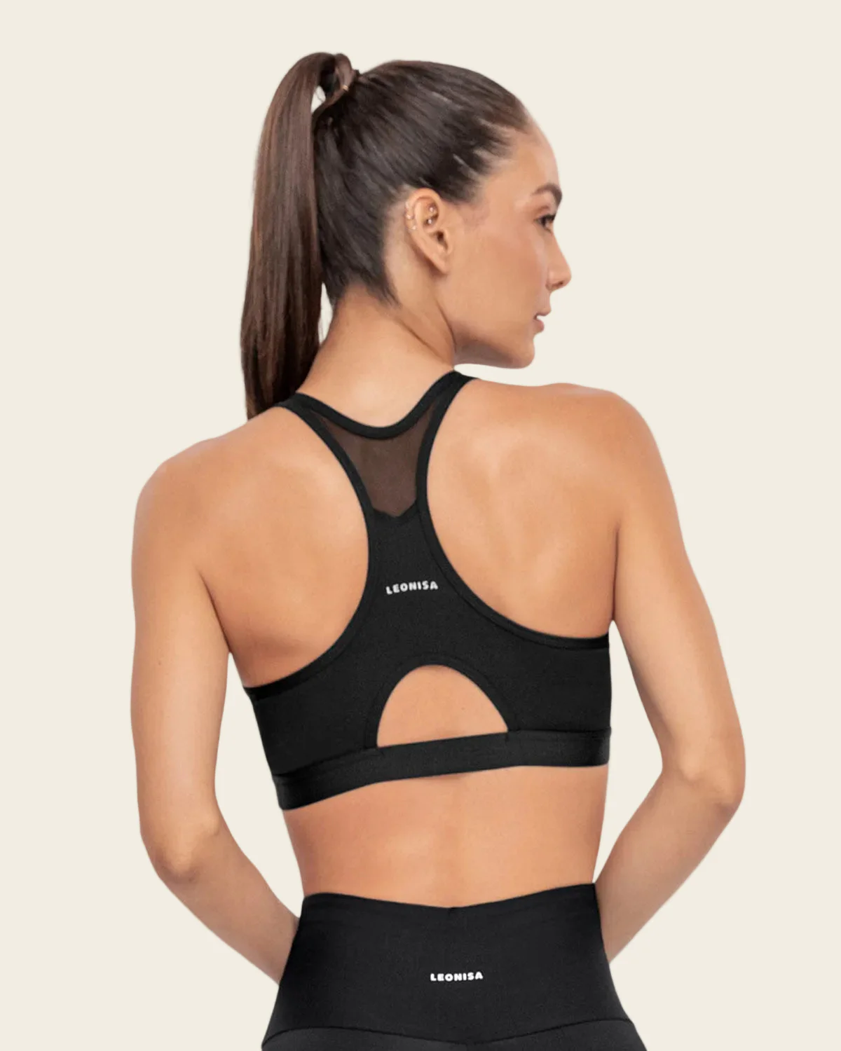 Quick-Dry Racerback Sports Bra - Image 2