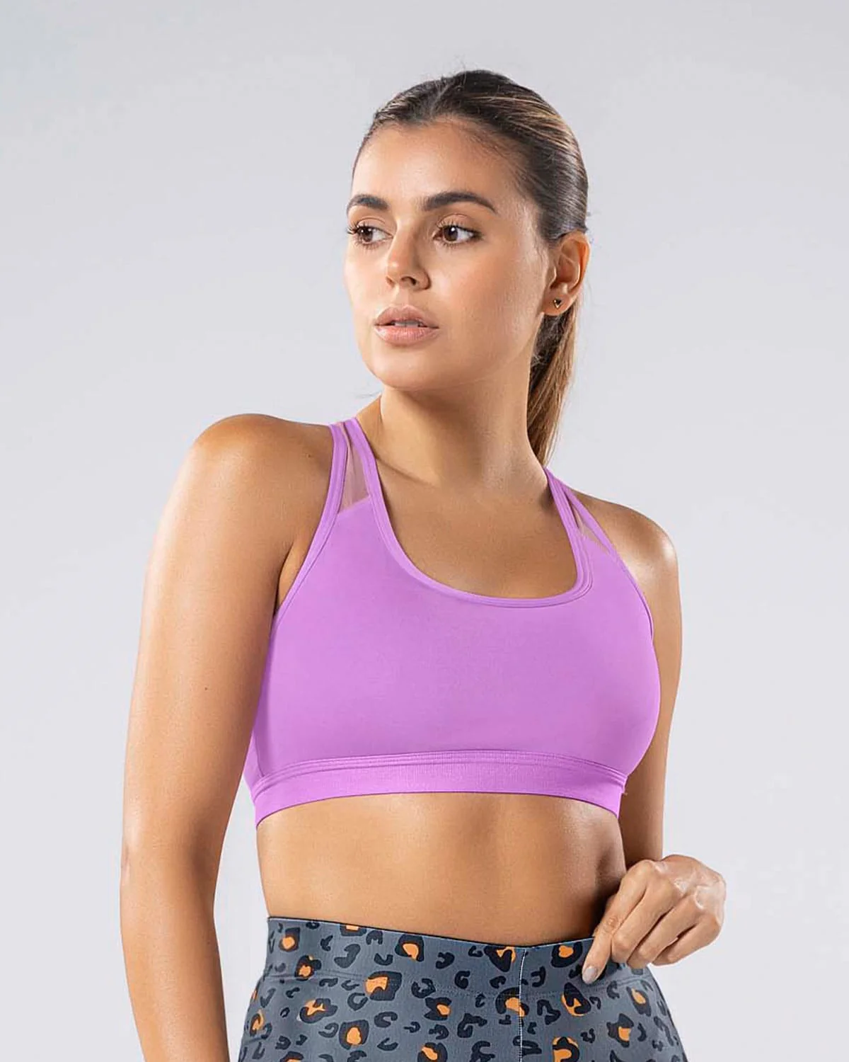 Quick-Dry Racerback Sports Bra - Image 28