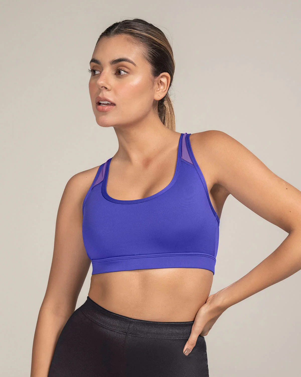 Quick-Dry Racerback Sports Bra - Image 33