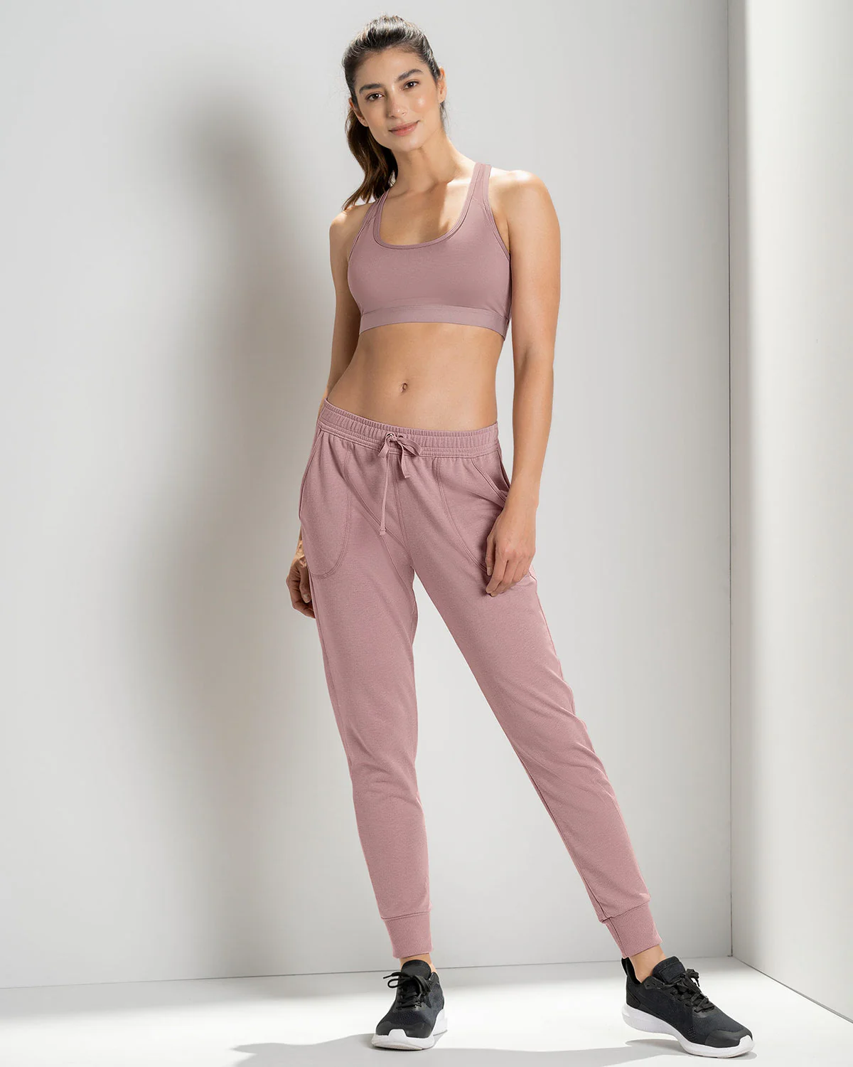 Quick-Dry Racerback Sports Bra - Image 40