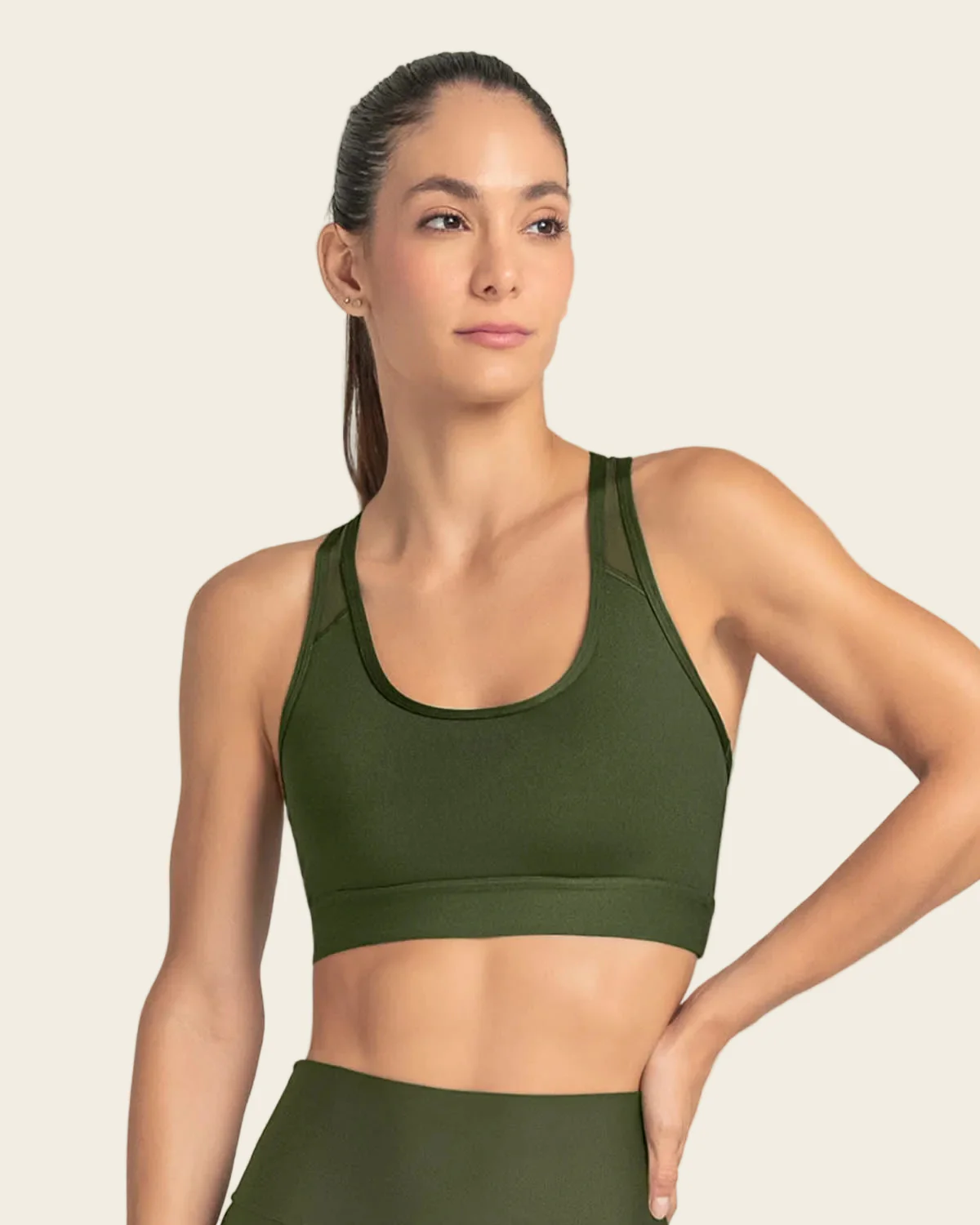 Quick-Dry Racerback Sports Bra - Image 6