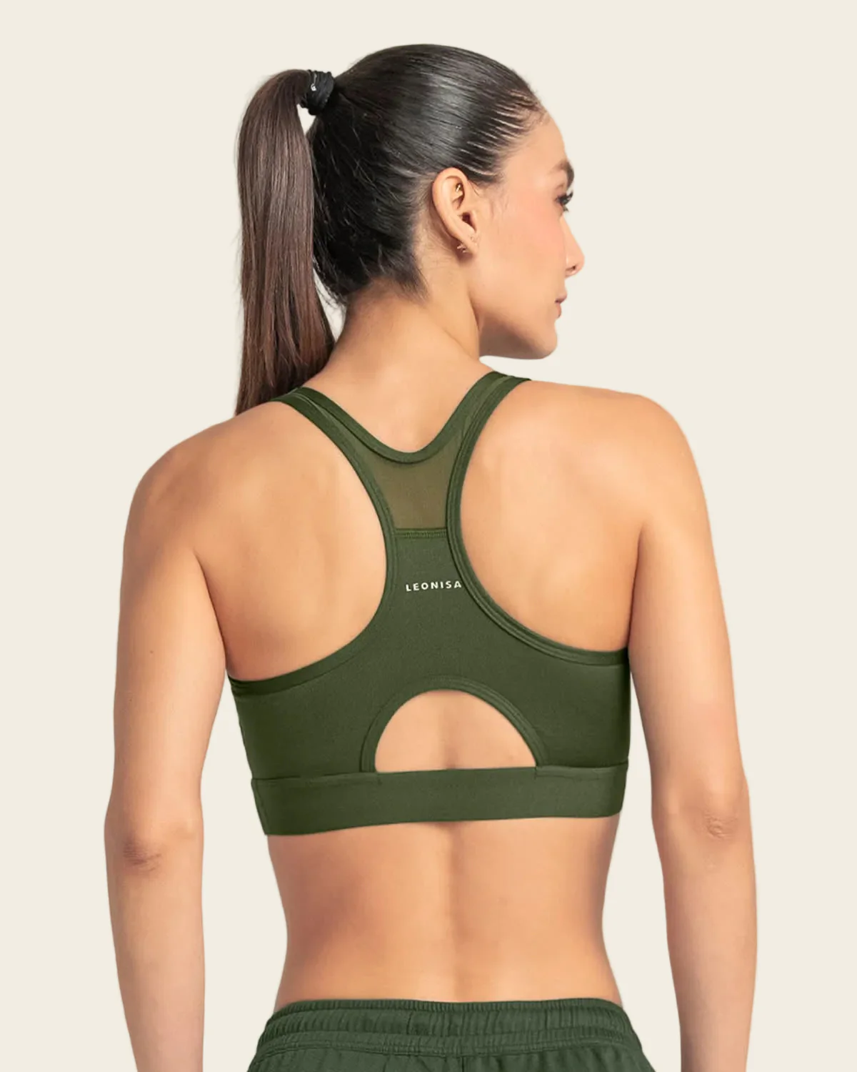 Quick-Dry Racerback Sports Bra - Image 7