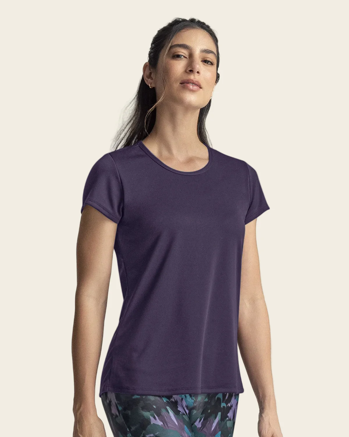 Quick-Dry Short Sleeve Round-Neck Active Tee