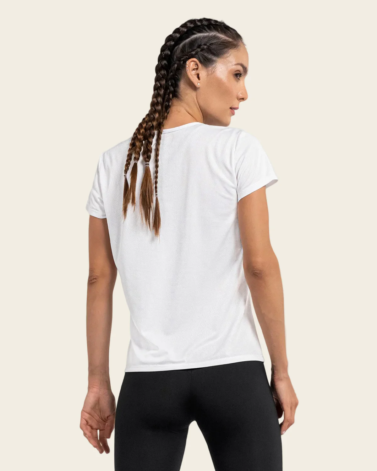 Quick-Dry Short Sleeve Round-Neck Active Tee - Image 13