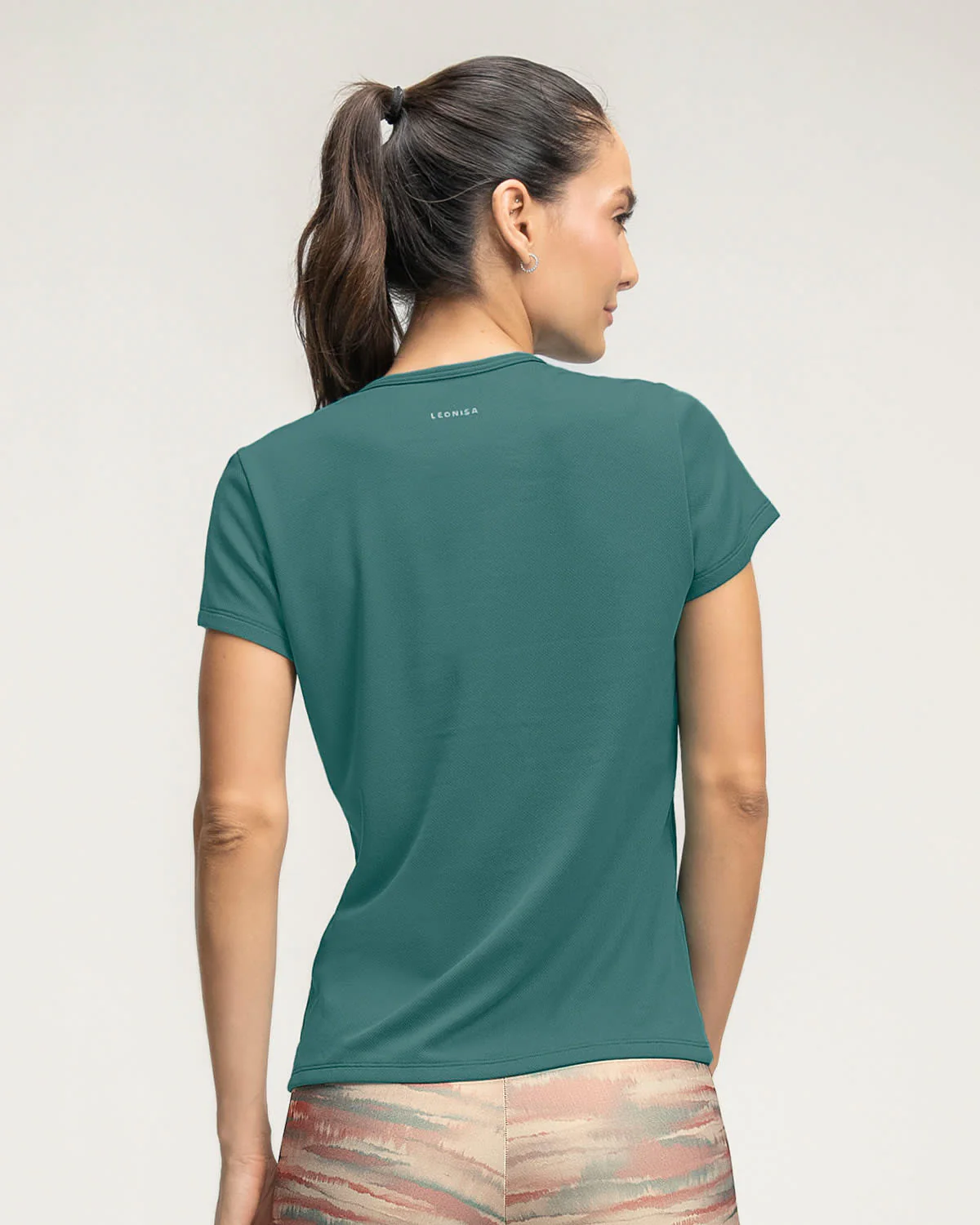 Quick-Dry Short Sleeve Round-Neck Active Tee - Image 19