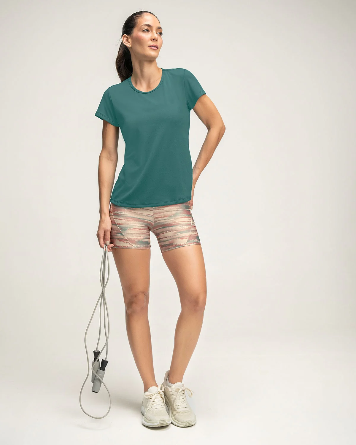 Quick-Dry Short Sleeve Round-Neck Active Tee - Image 20
