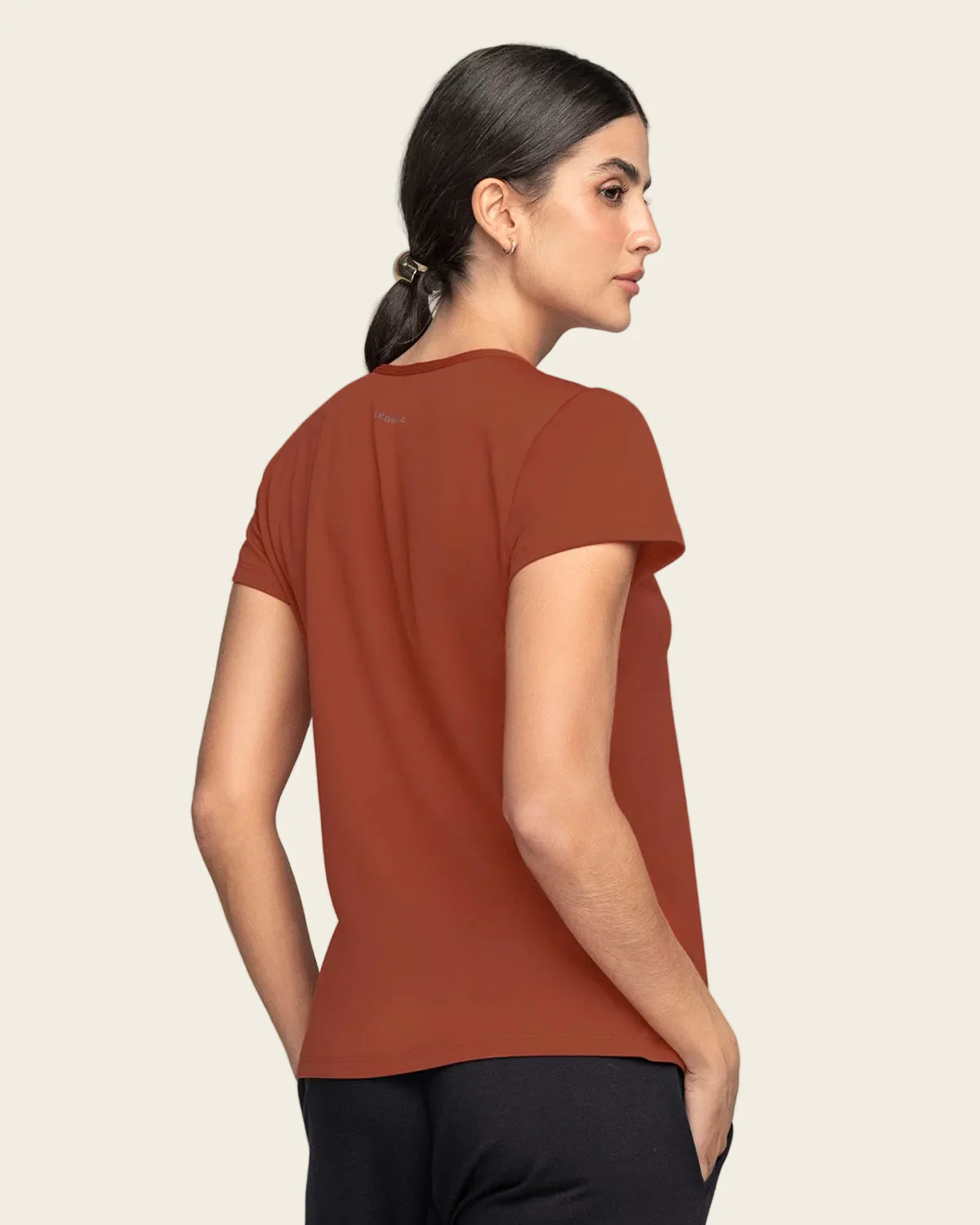 Quick-Dry Short Sleeve Round-Neck Active Tee - Image 27