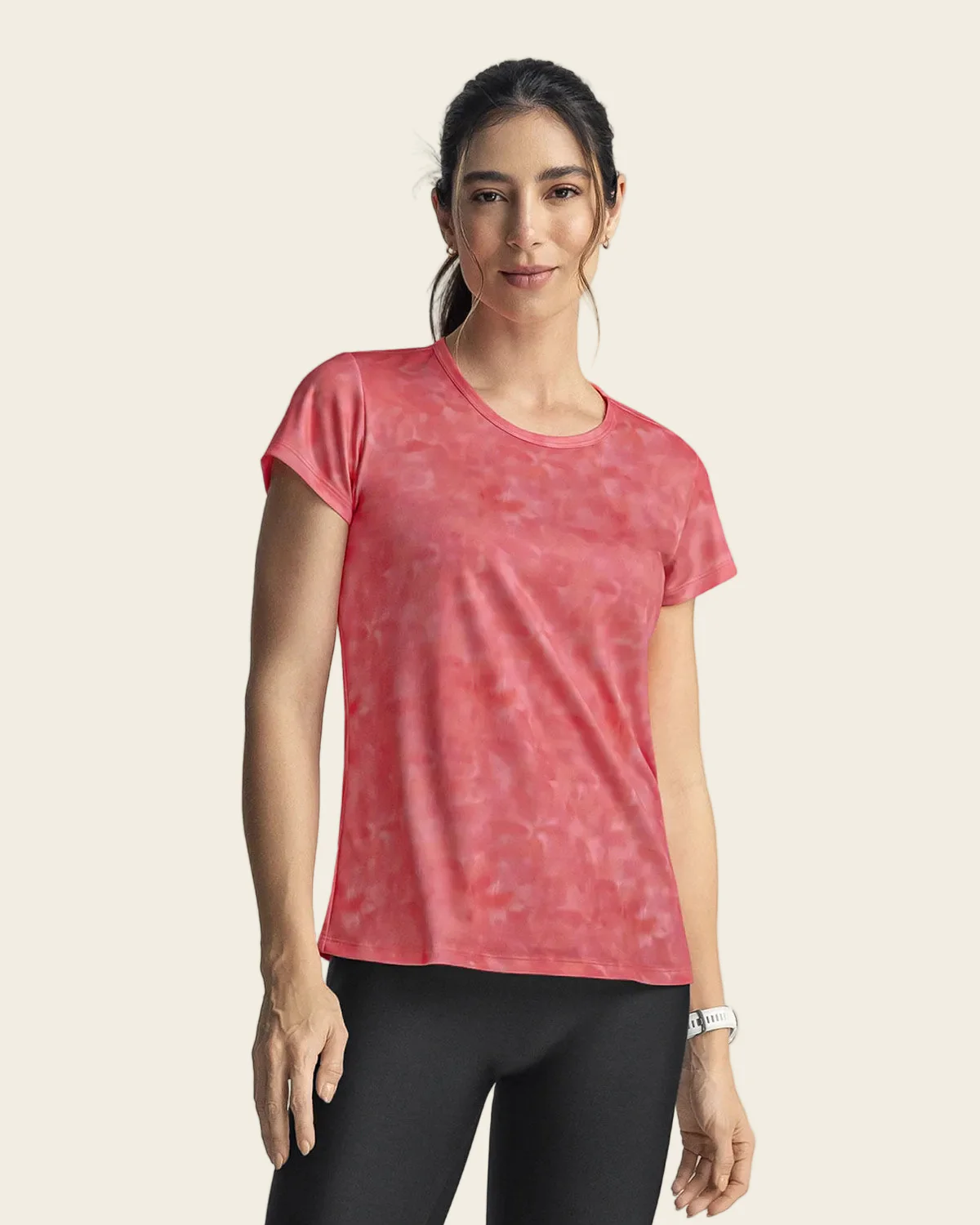 Quick-Dry Short Sleeve Round-Neck Active Tee - Image 30