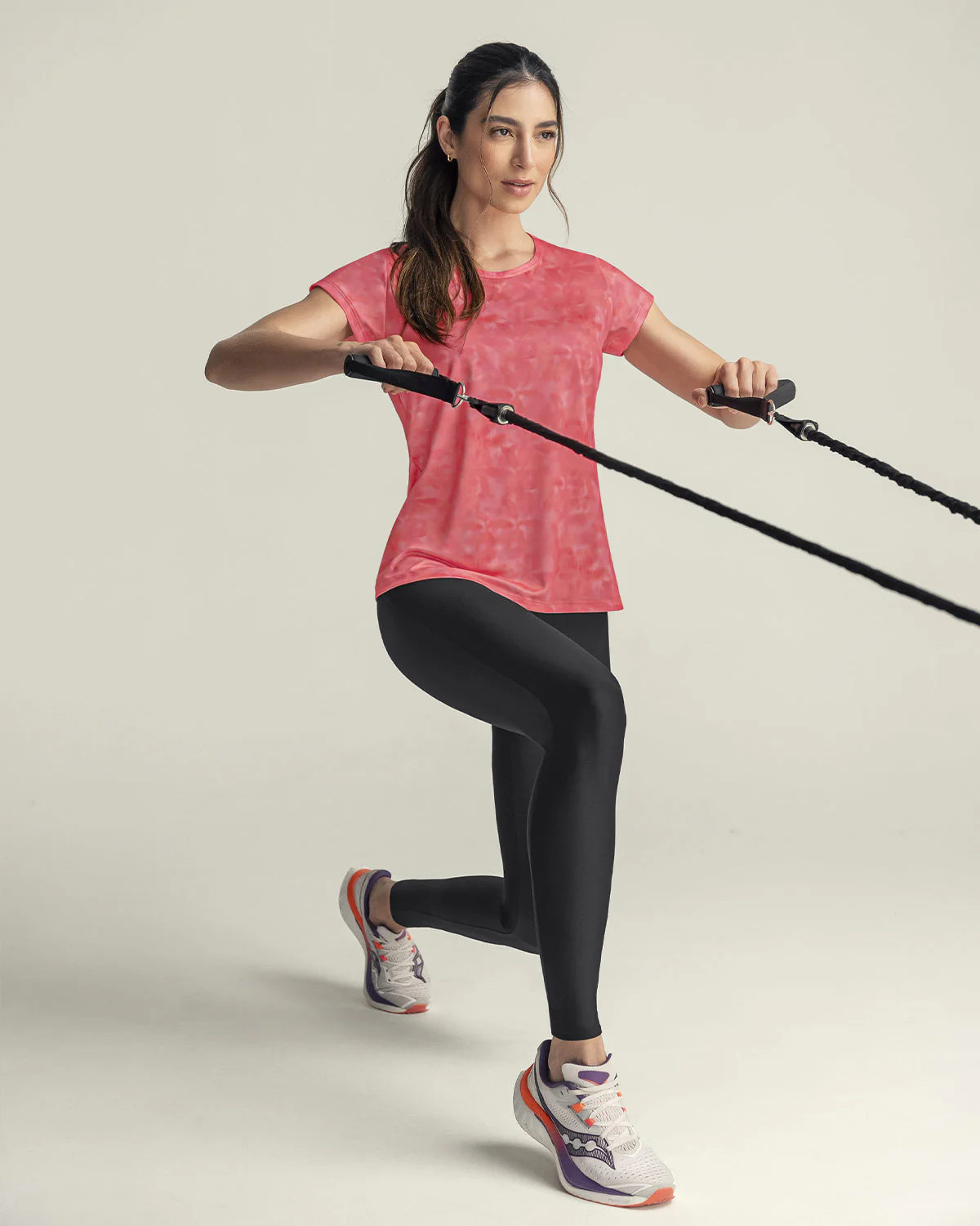 Quick-Dry Short Sleeve Round-Neck Active Tee - Image 32