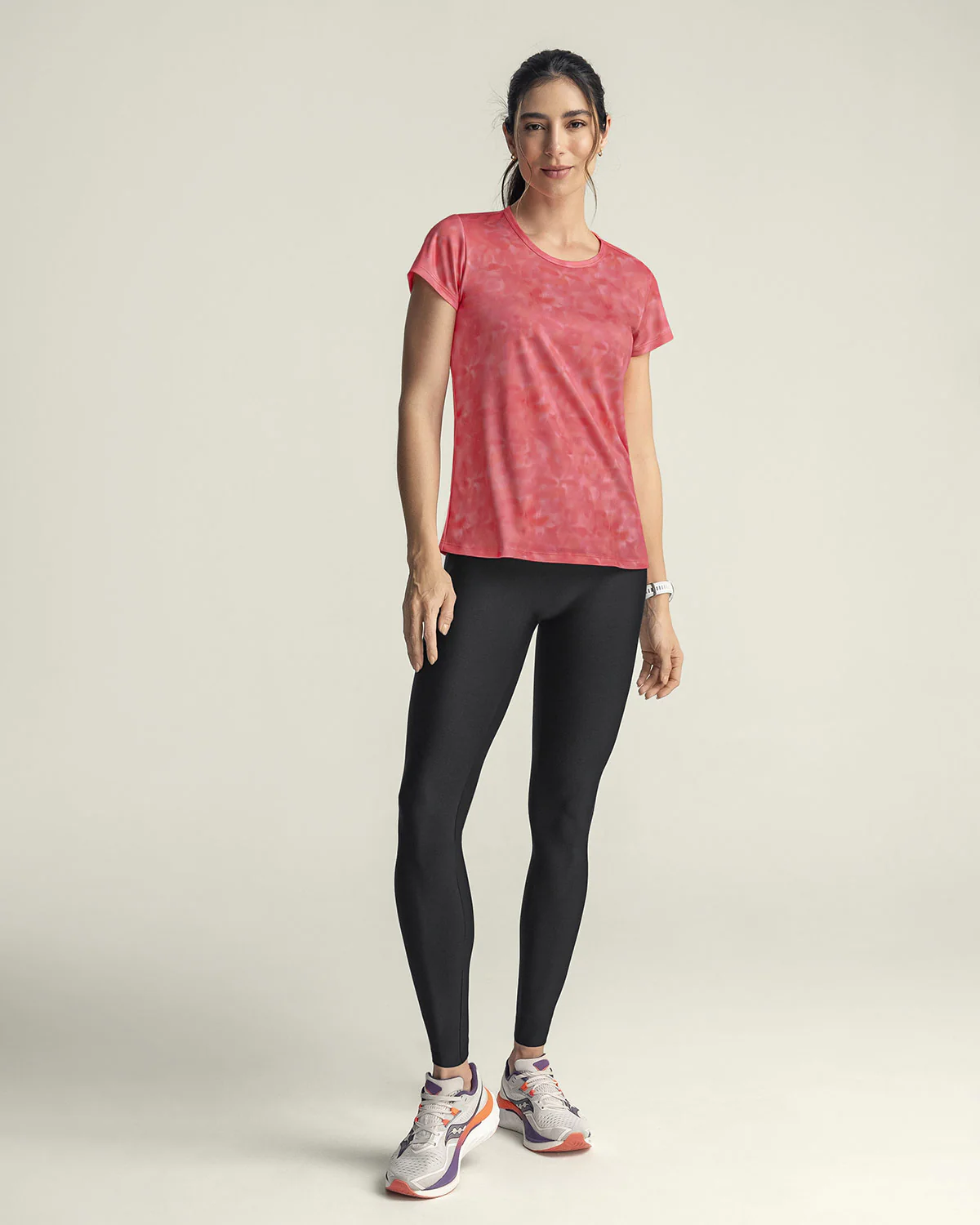 Quick-Dry Short Sleeve Round-Neck Active Tee - Image 34