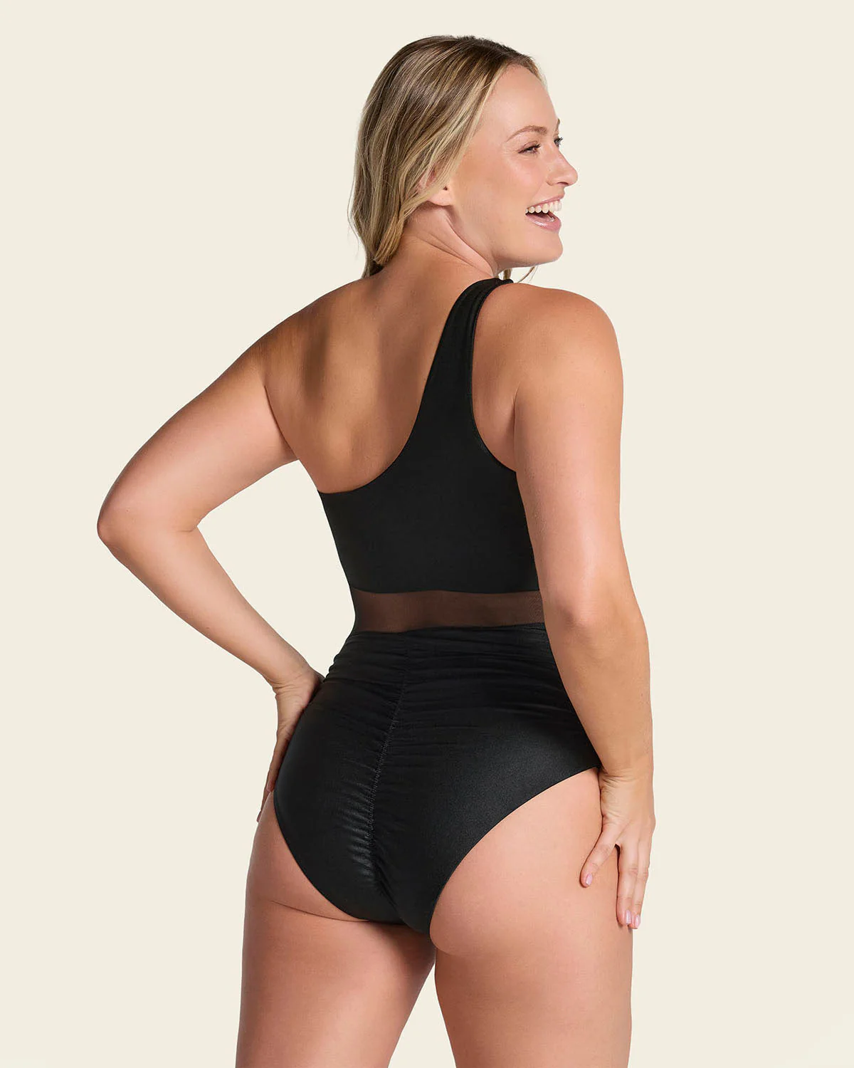 Radiant One-Shoulder One-Piece Shaping Swimsuit - Image 10