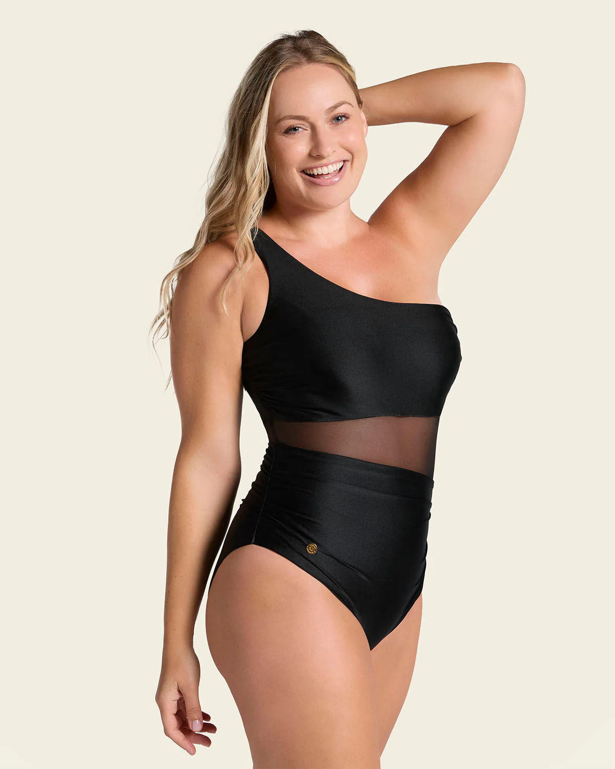 Radiant One-Shoulder One-Piece Shaping Swimsuit - Image 11