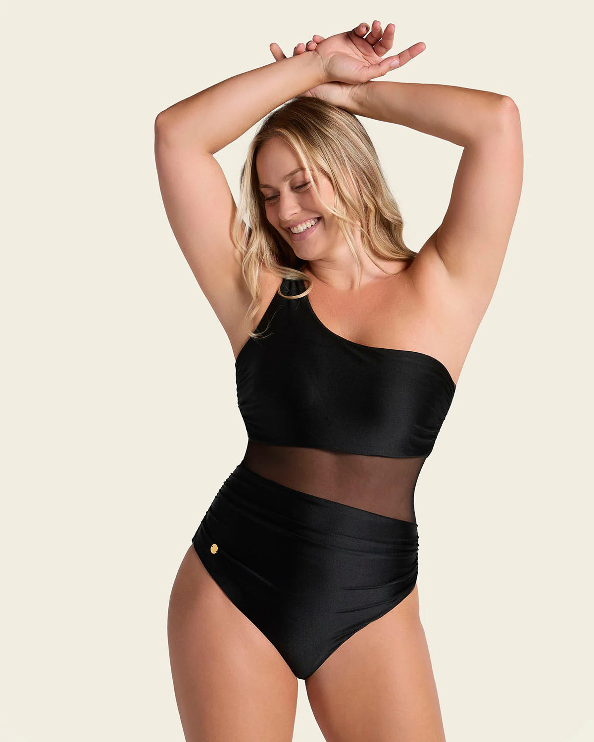 Radiant One-Shoulder One-Piece Shaping Swimsuit - Image 12
