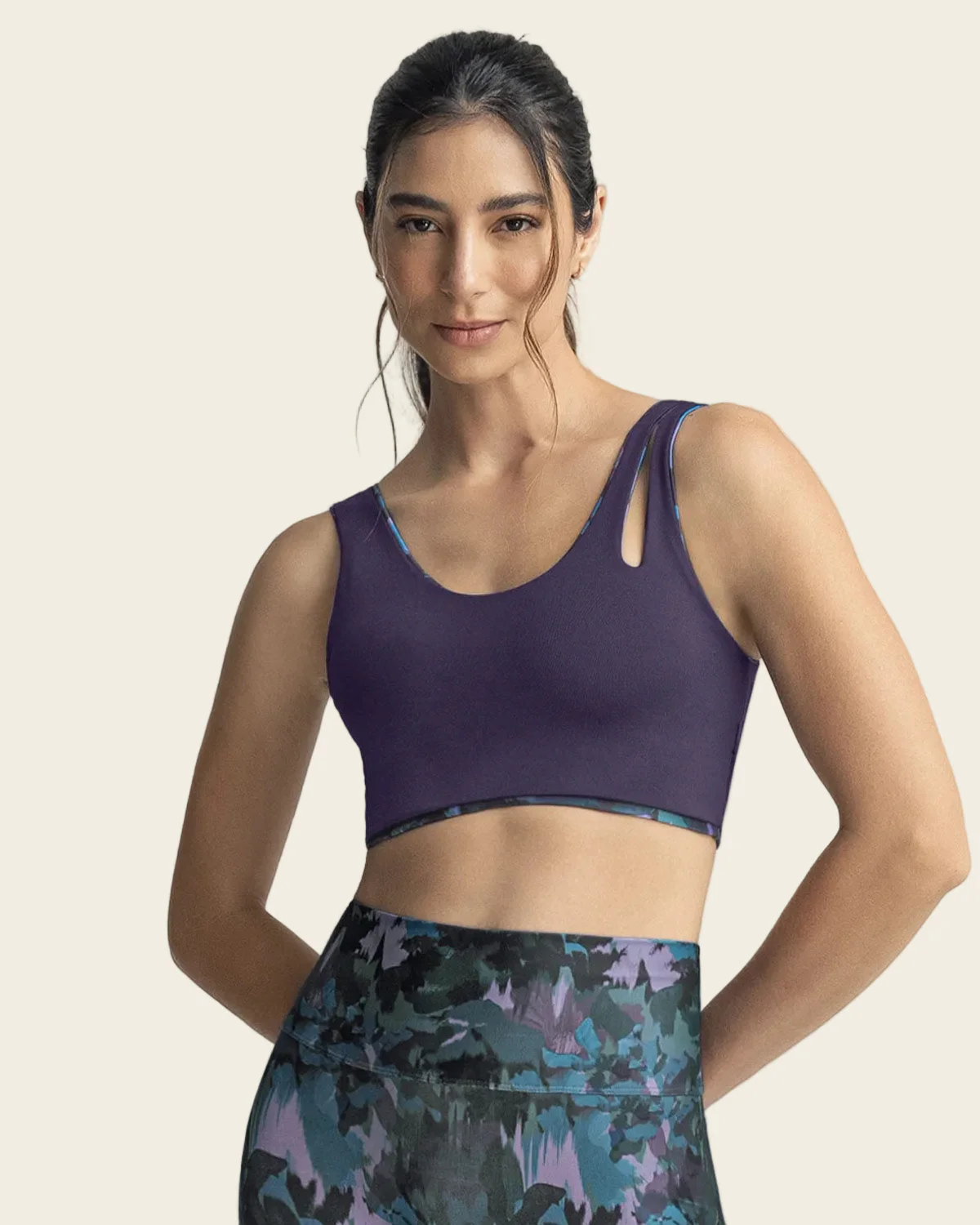 Reversible Asymmetrical Sports Bra