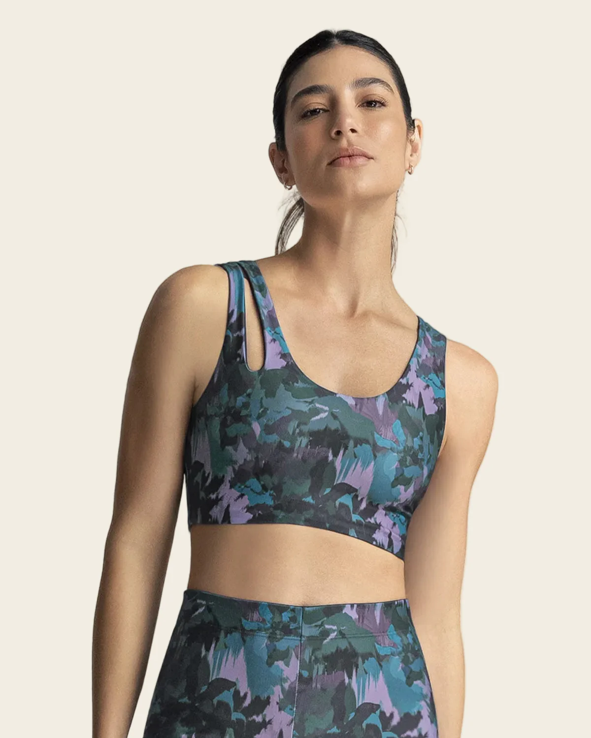 Reversible Asymmetrical Sports Bra - Image 2
