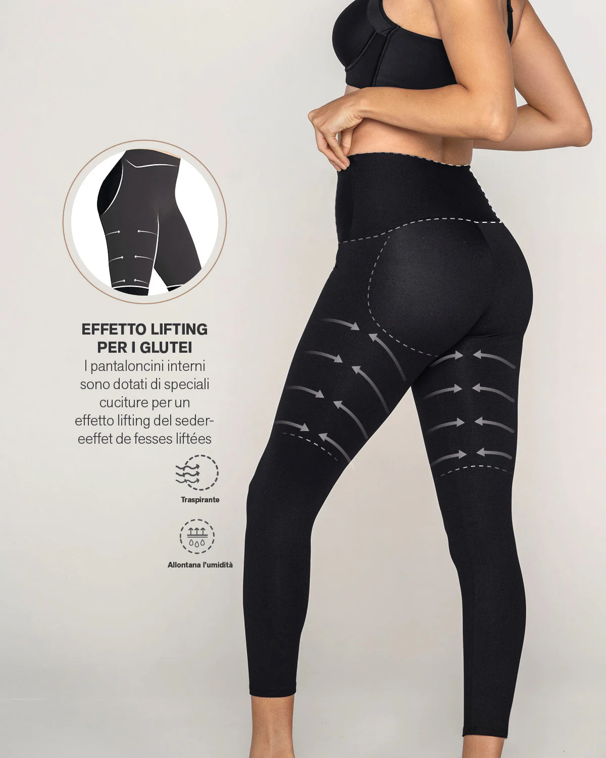 Sculpting Shaper Legging with Butt-Lifting Inner Short - Image 15
