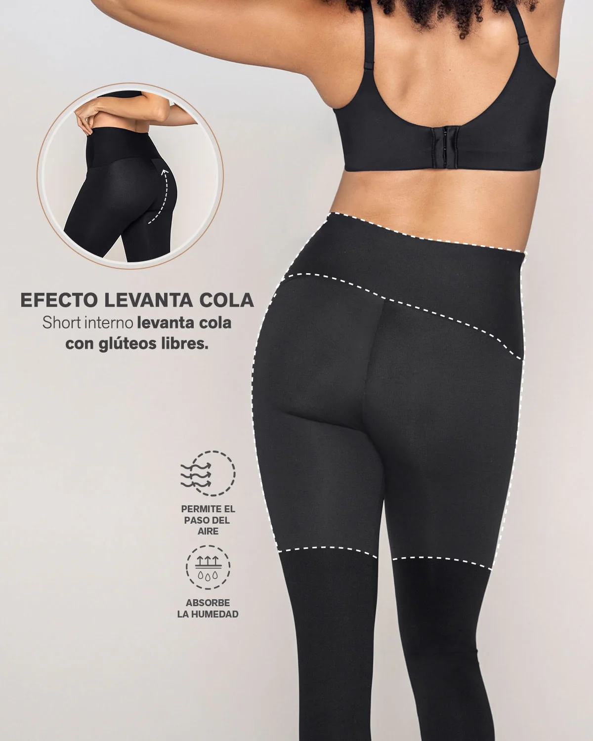 Sculpting Shaper Legging with Butt-Lifting Inner Short - Image 5