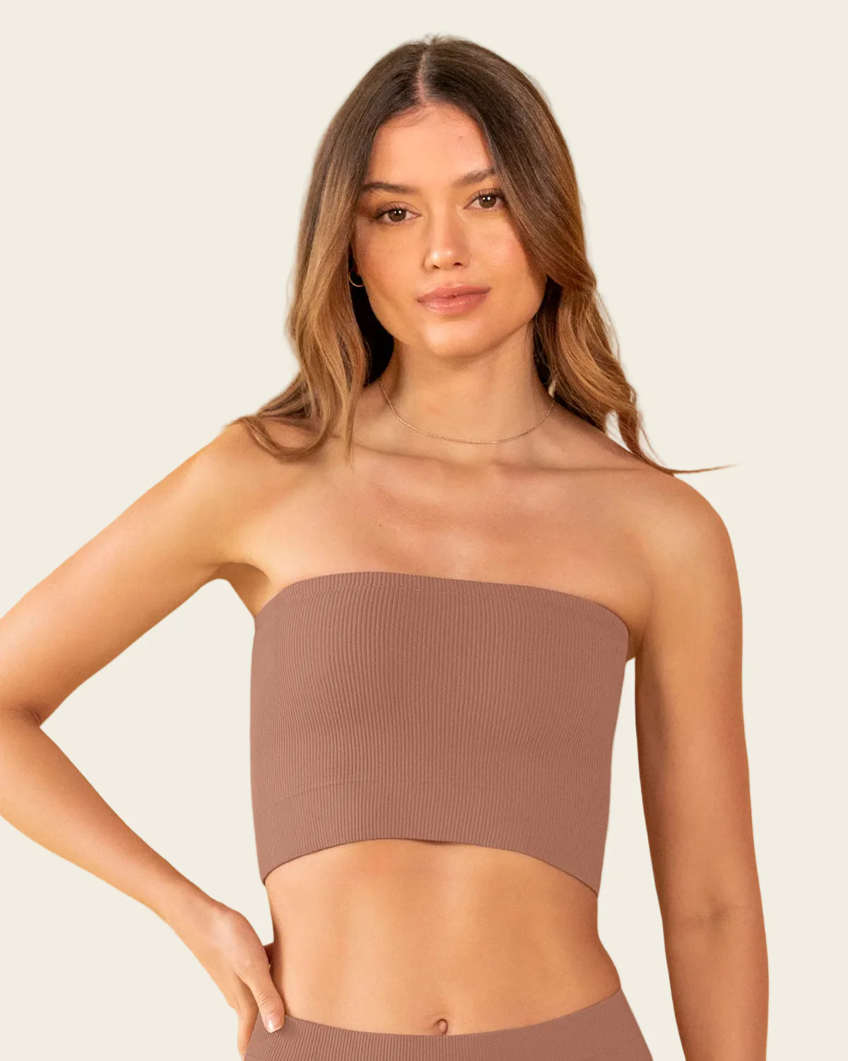 Seamless Bandeau Tube Top - Image 4