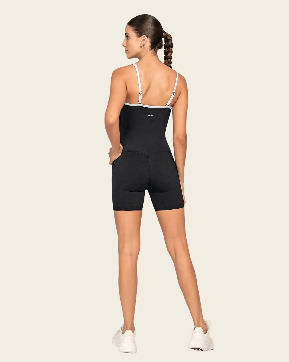 Shaping Bodycon Color Block Jumpsuit - Image 2