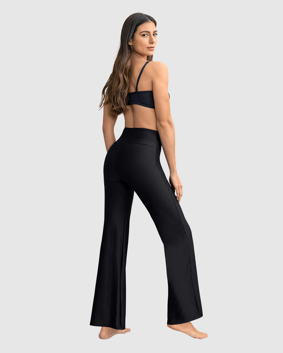 Shaping High-Waisted Flare Legging - Image 2