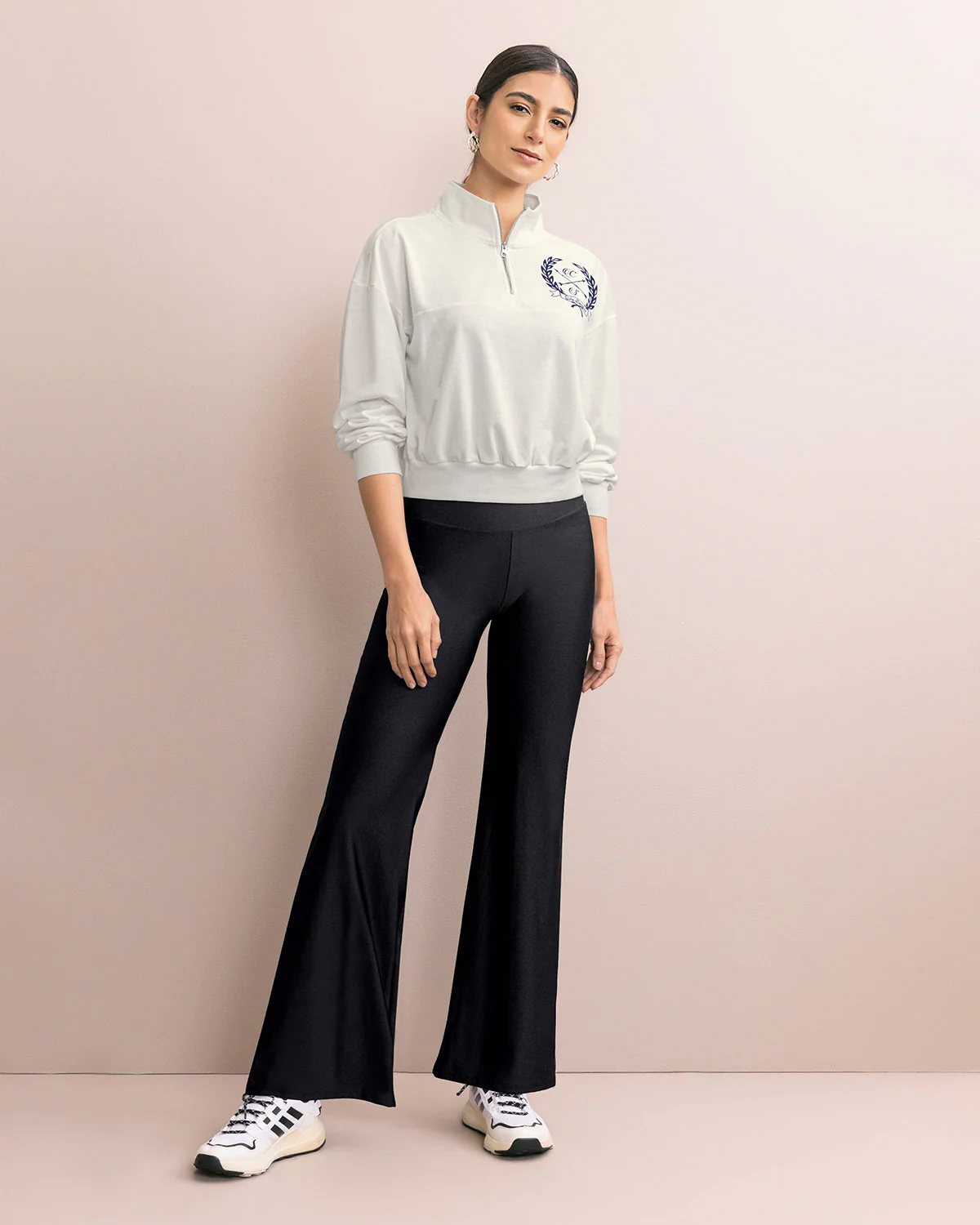Shaping High-Waisted Flare Legging - Image 3