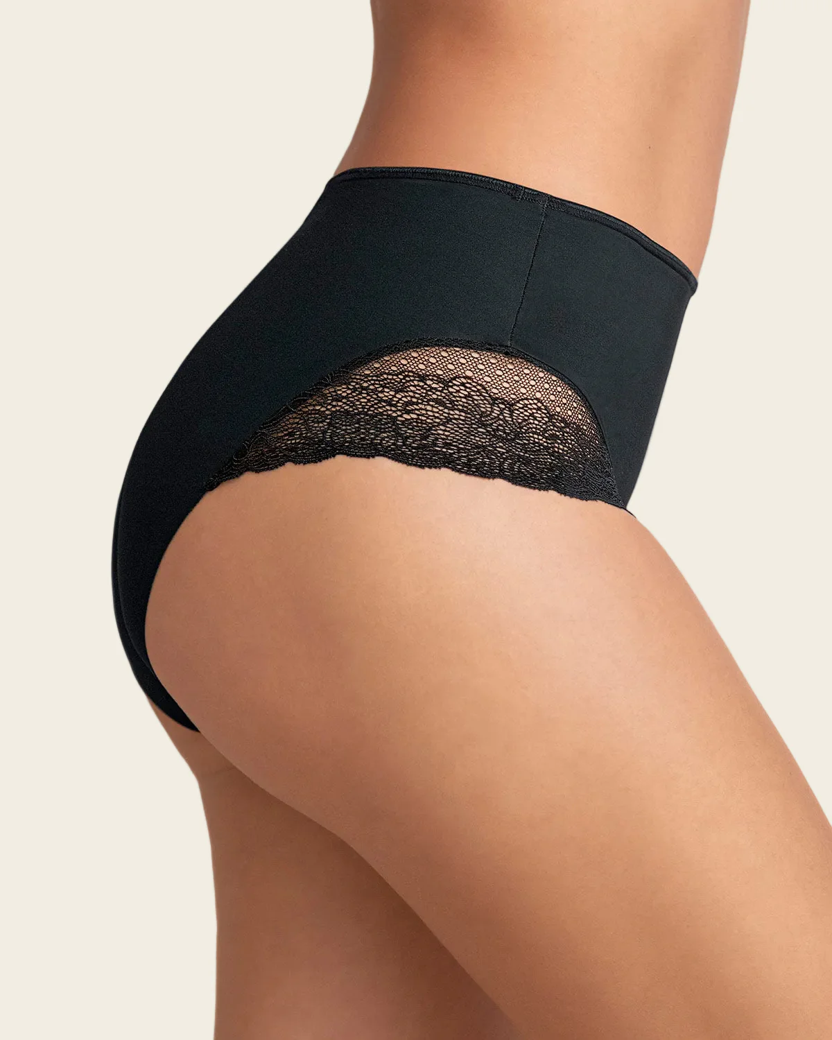 Sheer Lace Accent Shaper Knicker
