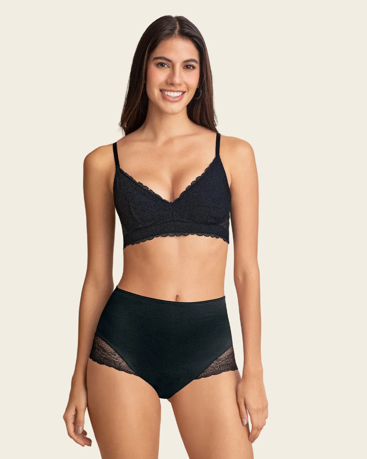 Sheer Lace Accent Shaper Knicker - Image 4