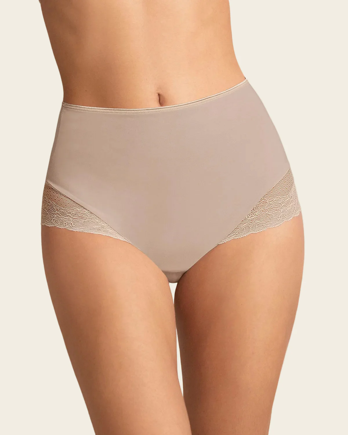 Sheer Lace Accent Shaper Knicker - Image 6