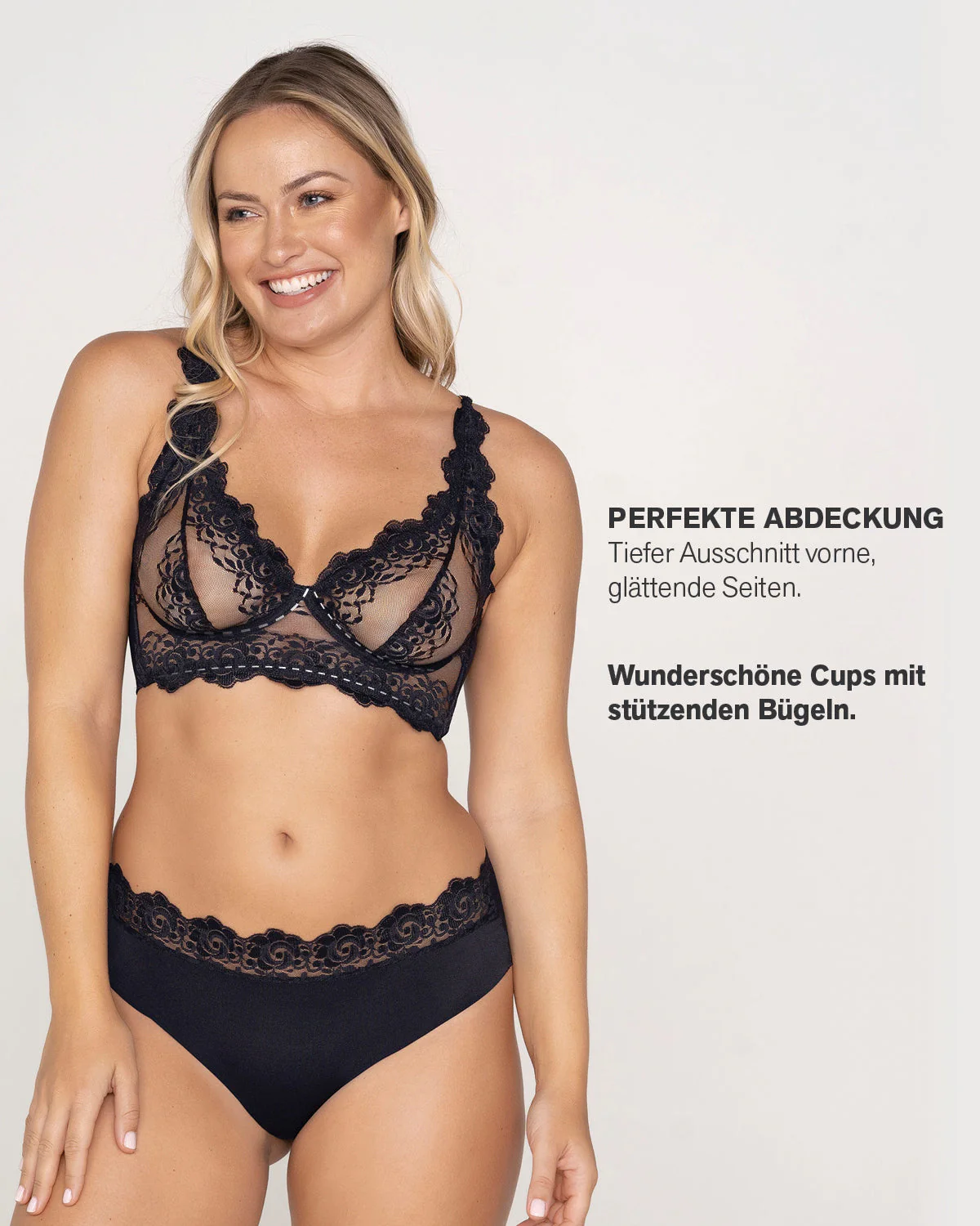 Sheer Lace Underwire Bustier Bra - Image 16