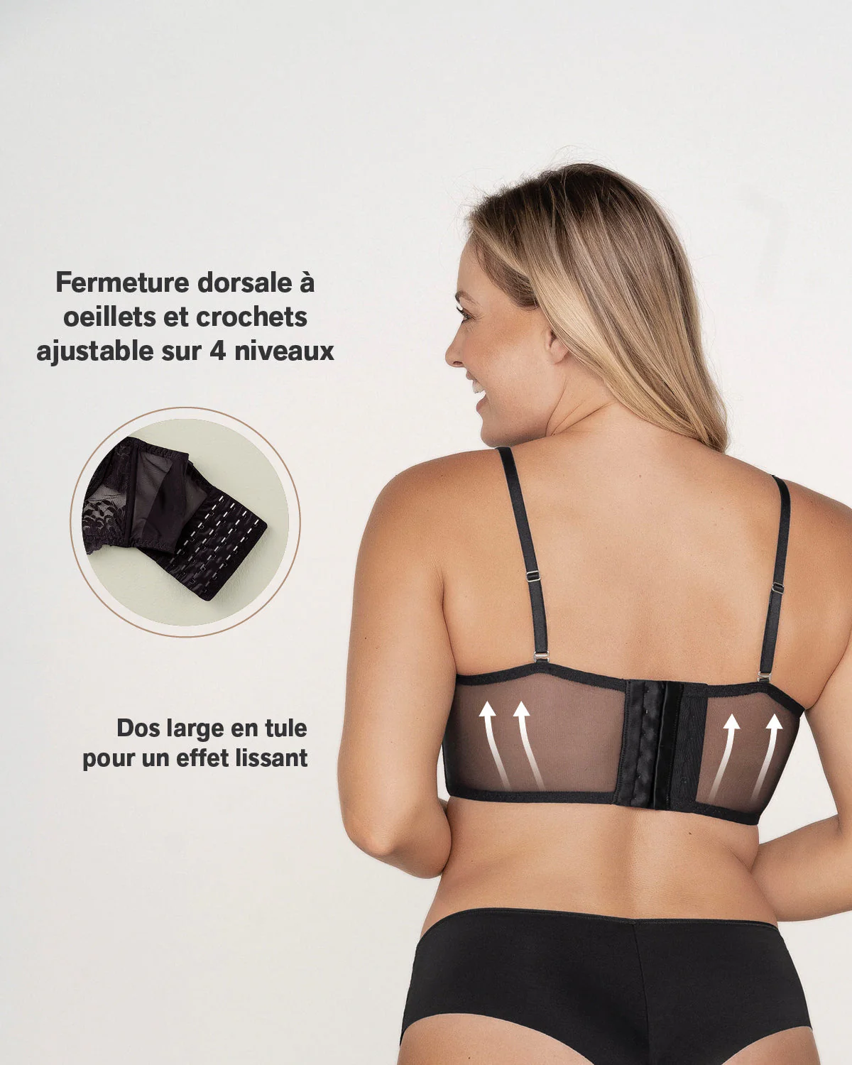 Sheer Lace Underwire Bustier Bra - Image 19