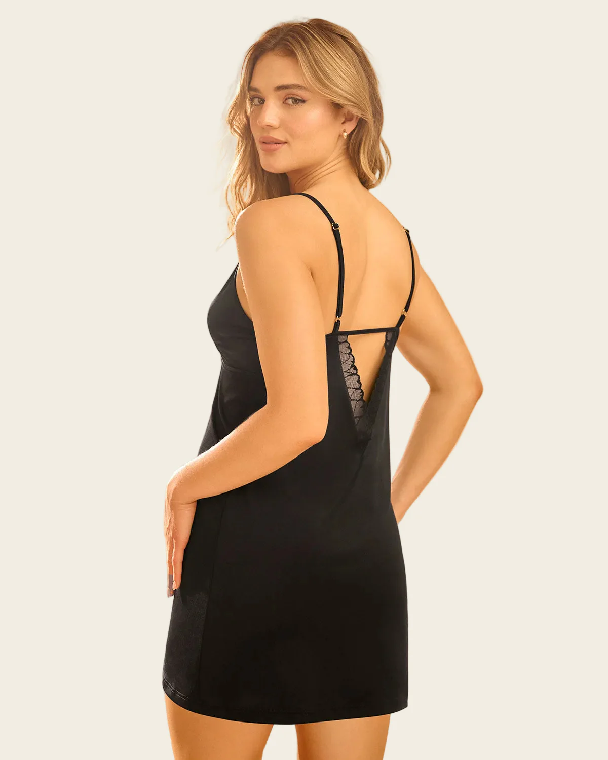 Short Lace Detail Nightgown - Leonisa by Serez - Image 2