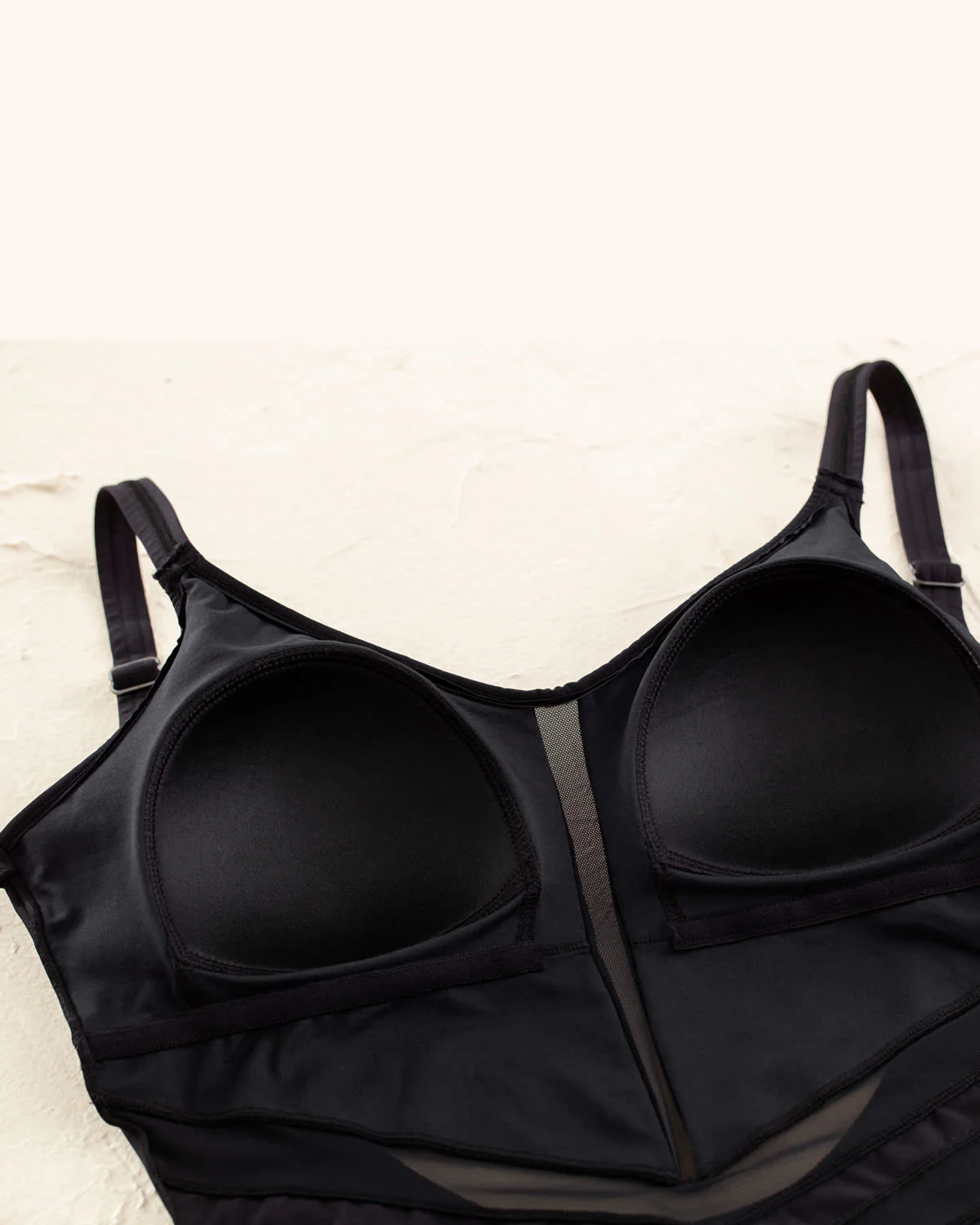 Slimming One-Piece Swimsuit with Sheer Details - Image 3