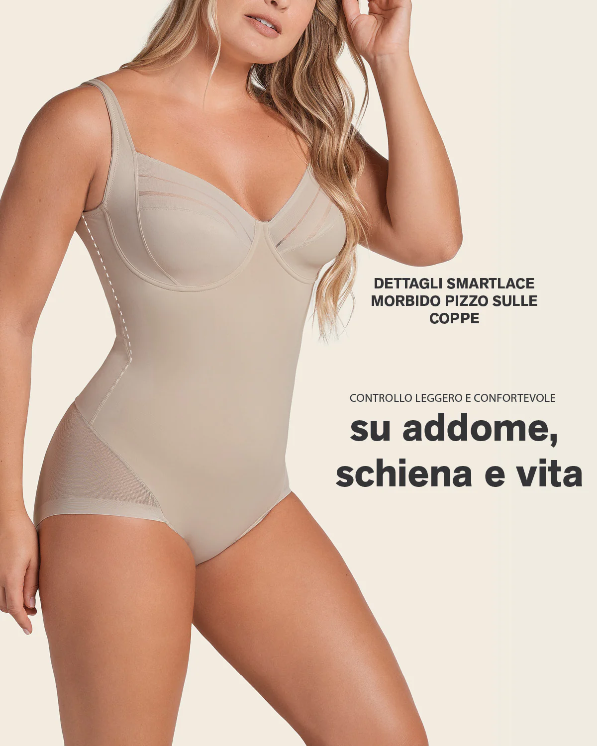 Smoothing Shaper Bodysuit with Underwire Cups - Image 7