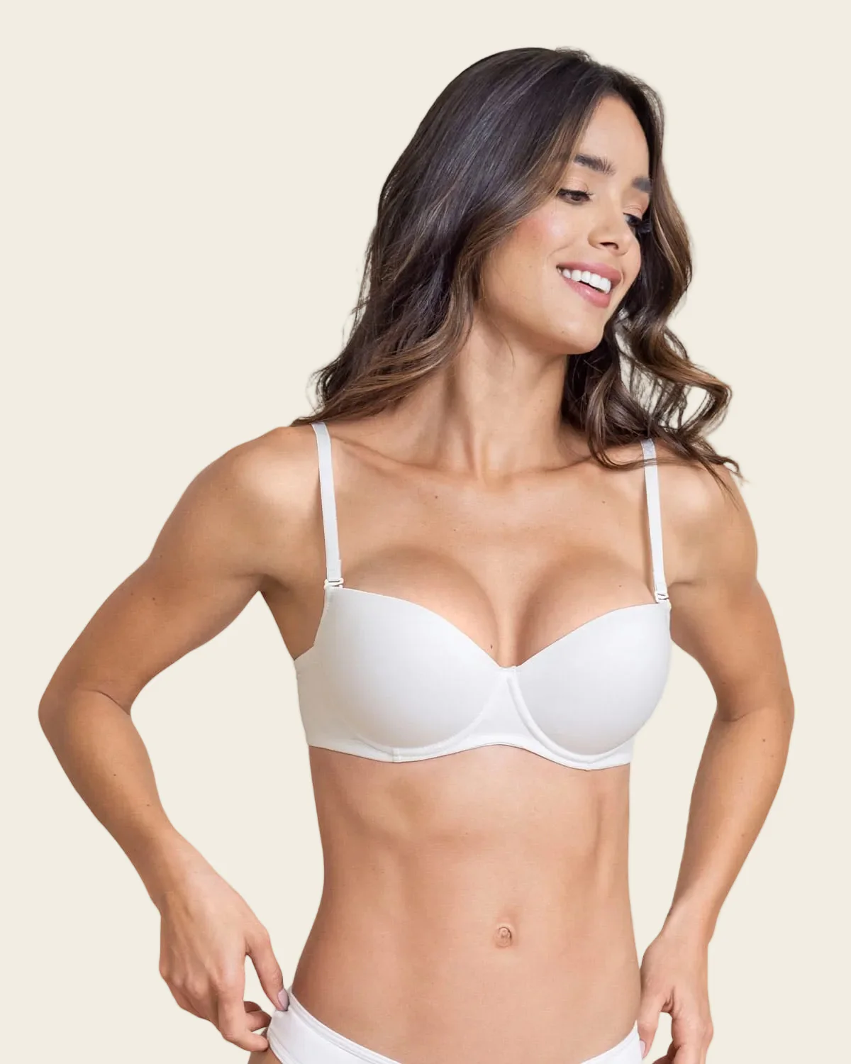 Soft Cup Underwire Push-Up Bra - Image 4