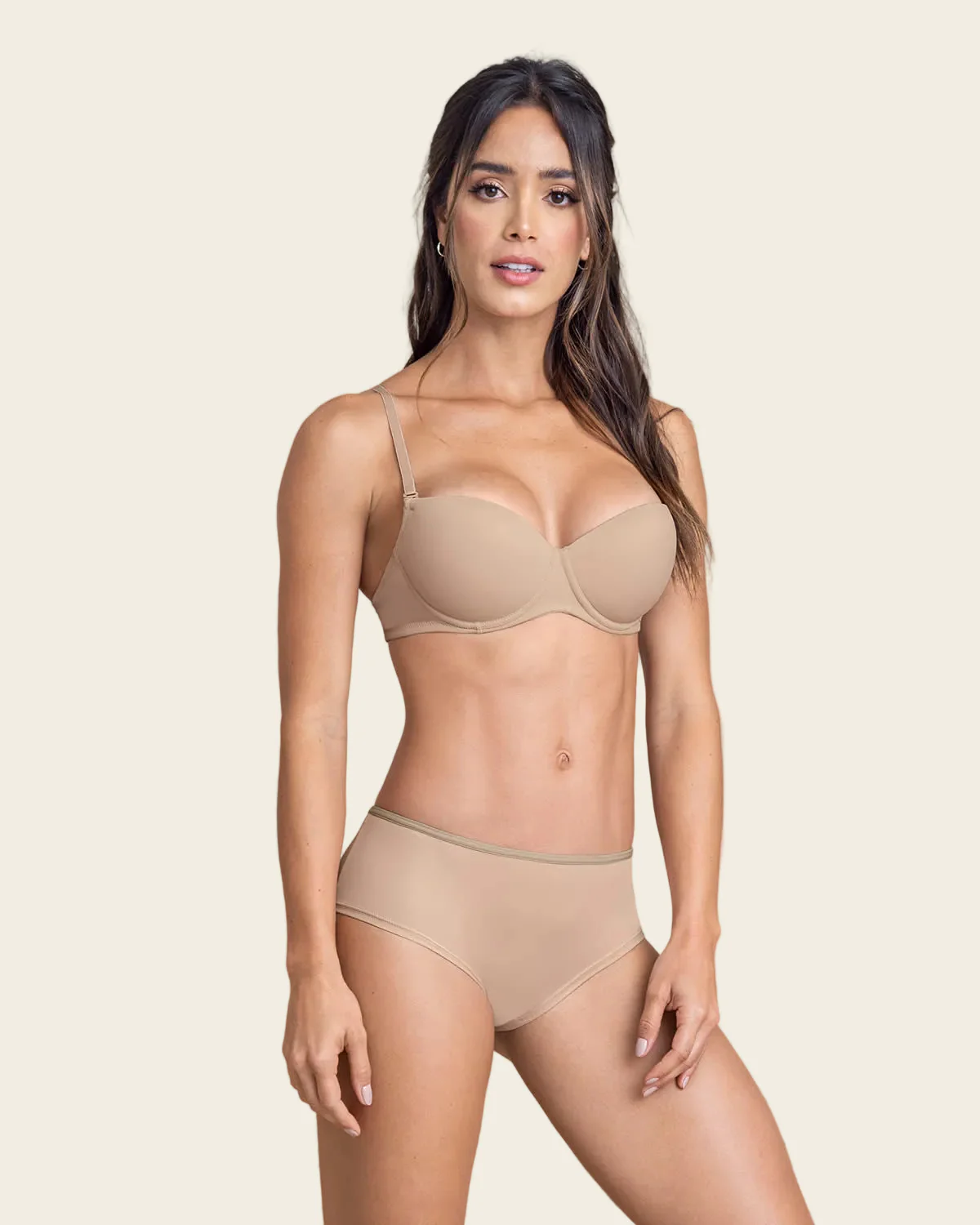 Soft Cup Underwire Push-Up Bra - Image 9