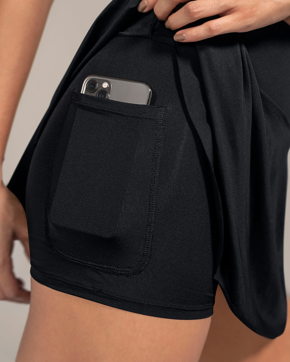 Sporty Trouser Skirt with Side Pocket - Image 10
