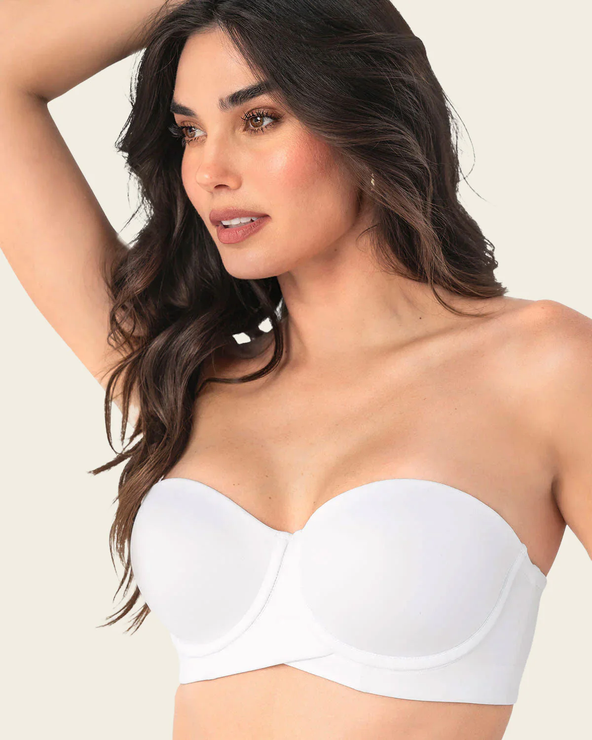 Strapless Contouring Lined Bra with Criss-Cross Underbust Band - Image 5